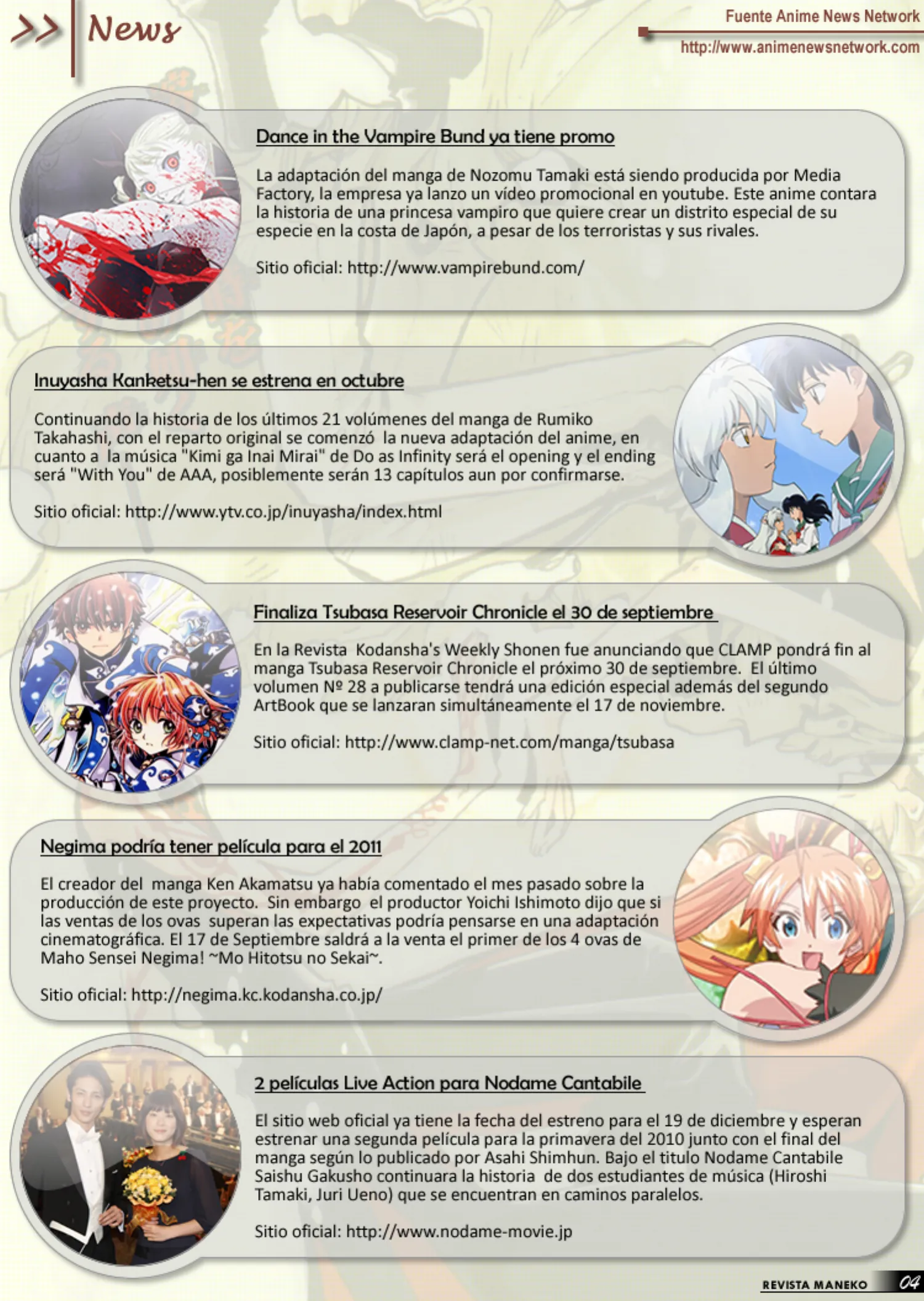 Revista Maneko N°01 página 5