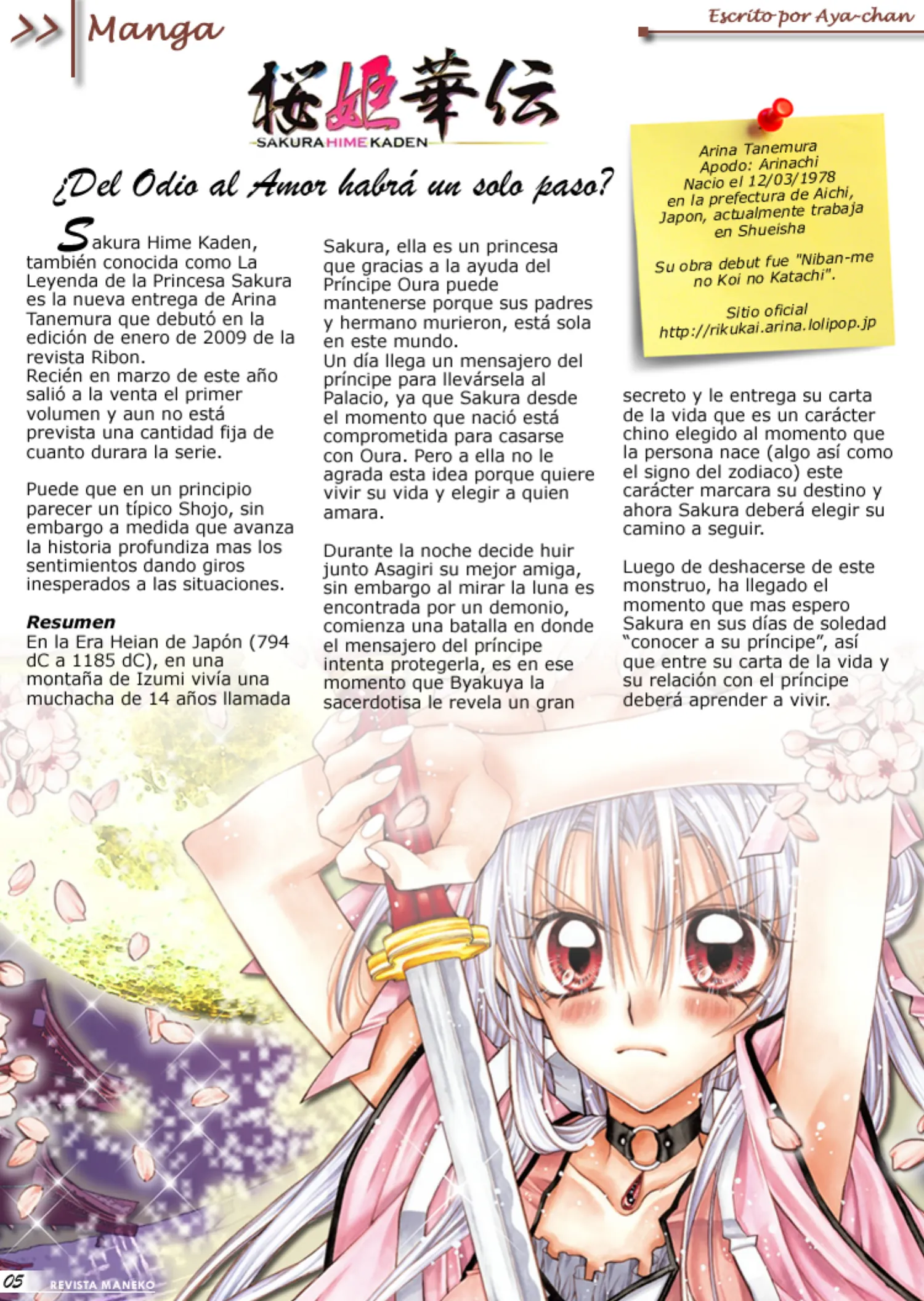 Revista Maneko N°01 página 6
