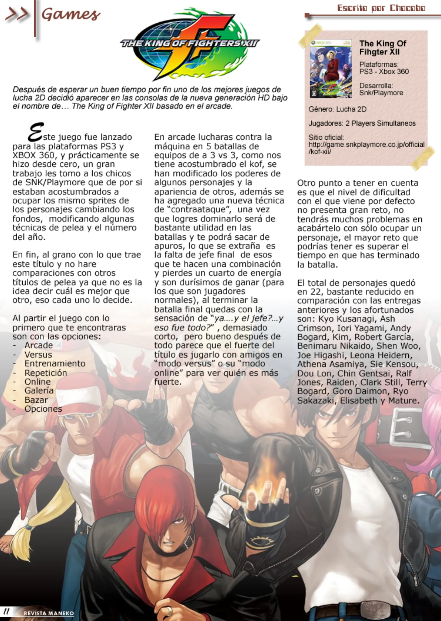 Revista Maneko N°01 página 12