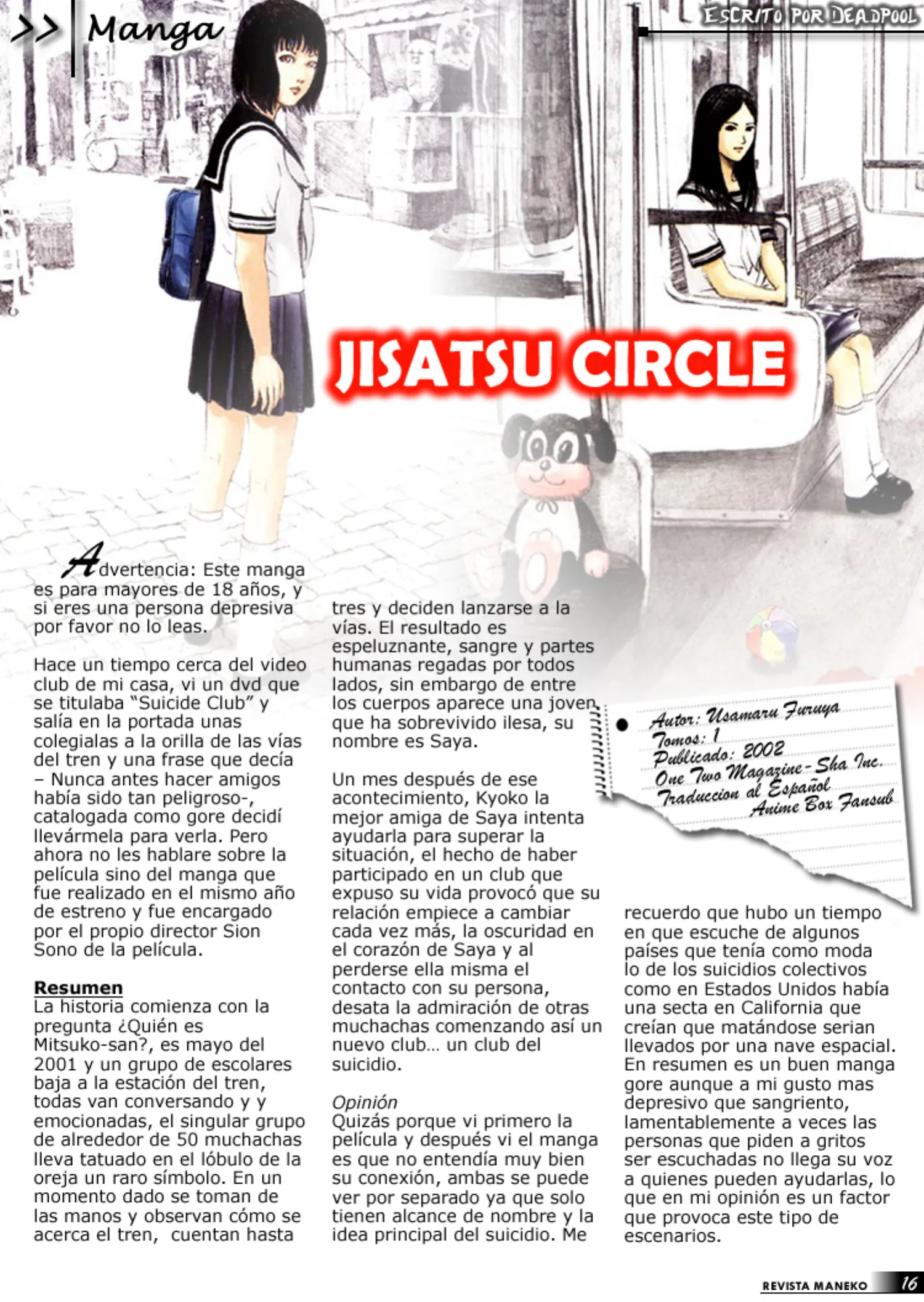 Revista Maneko N°02 página 17