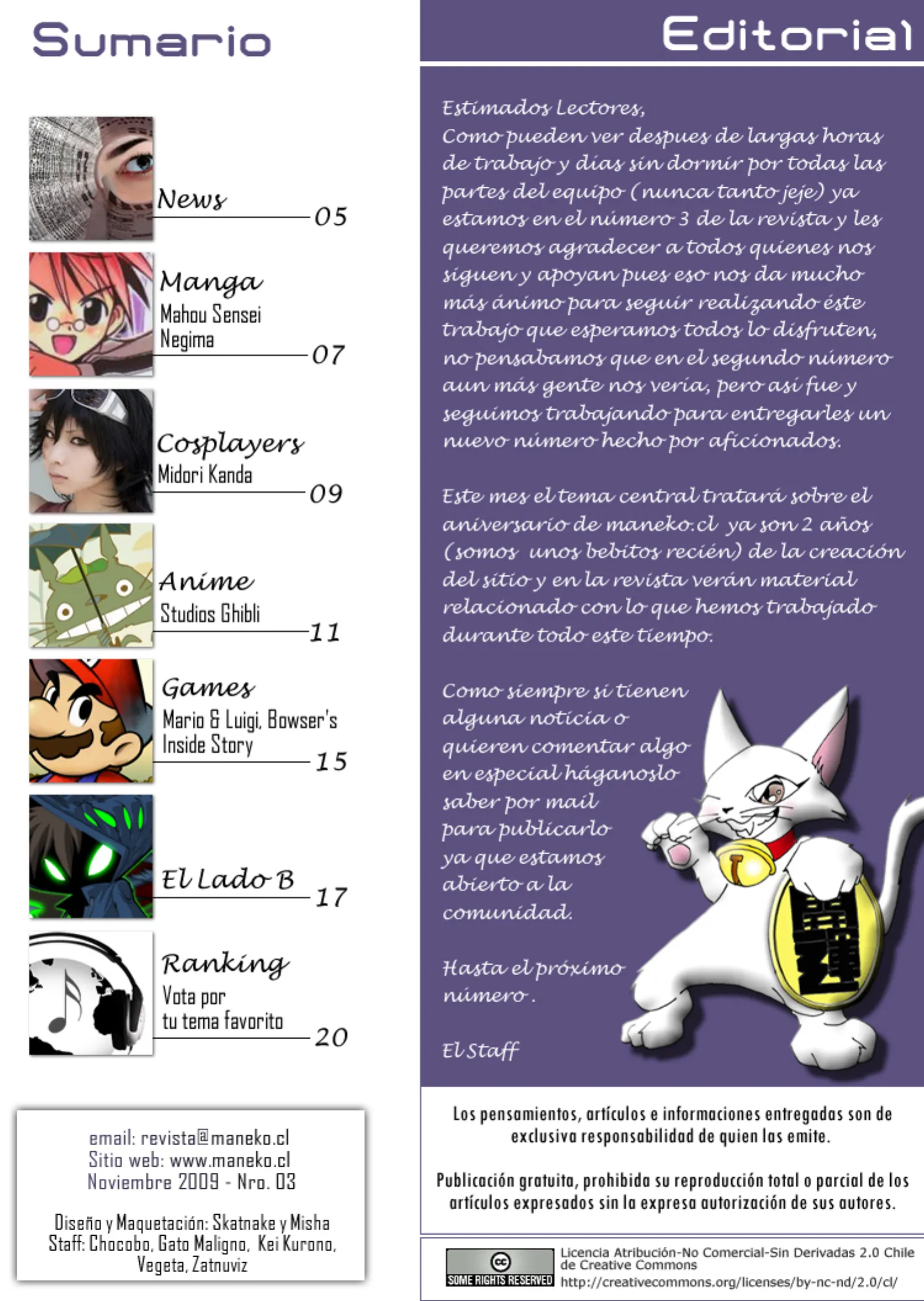 Revista Maneko N°03 página 4