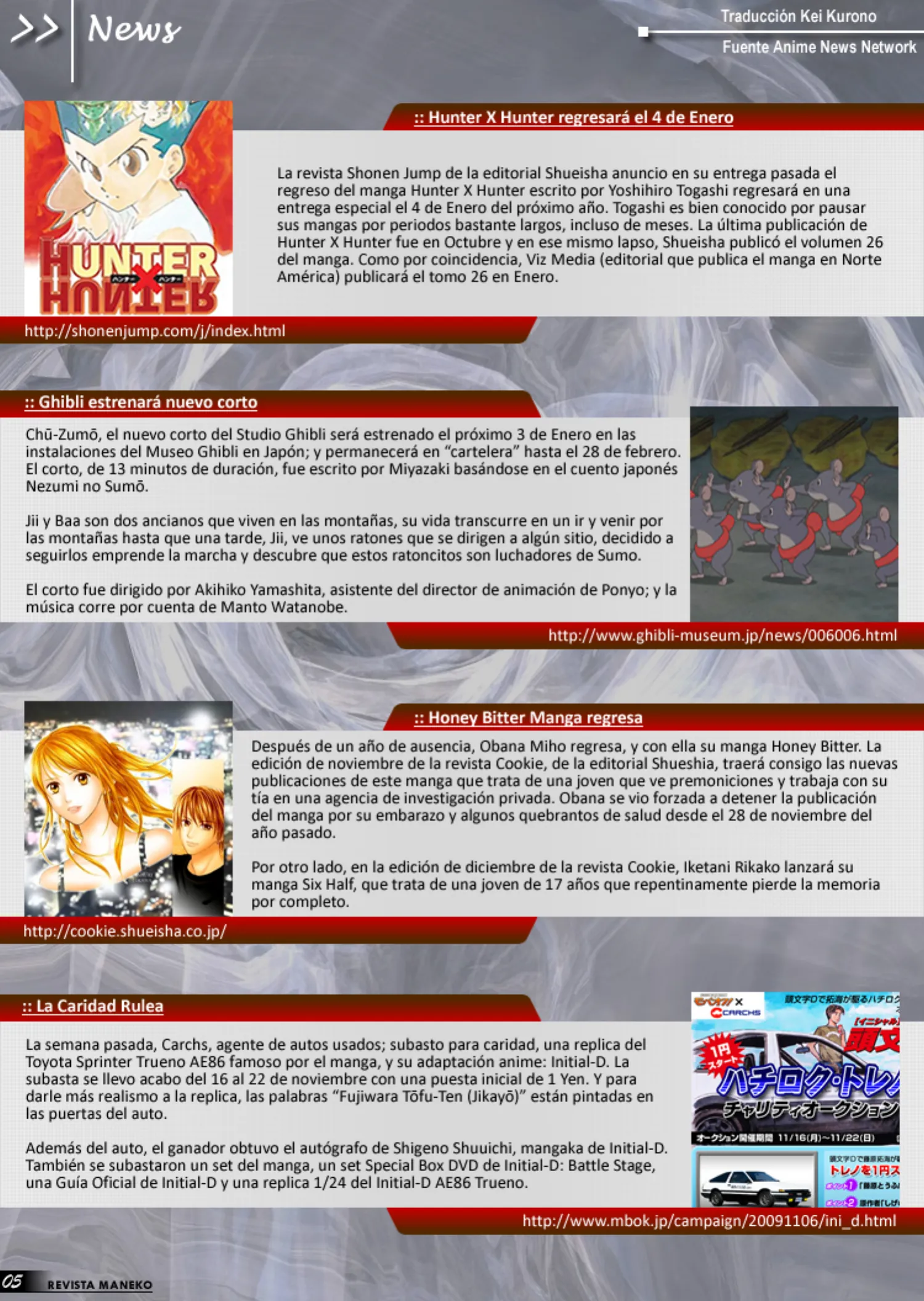 Revista Maneko N°03 página 6
