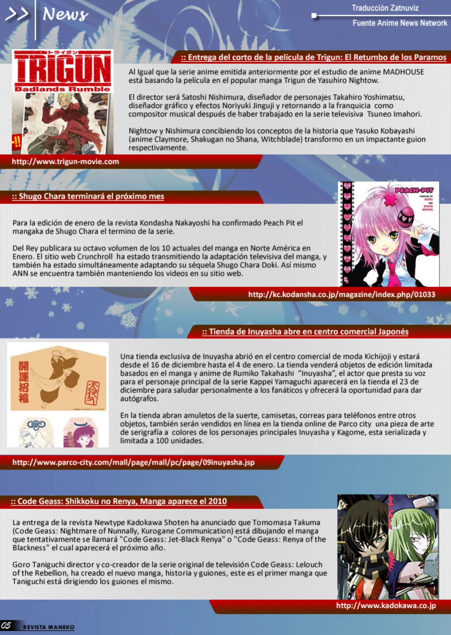 Revista Maneko N°04 página 6