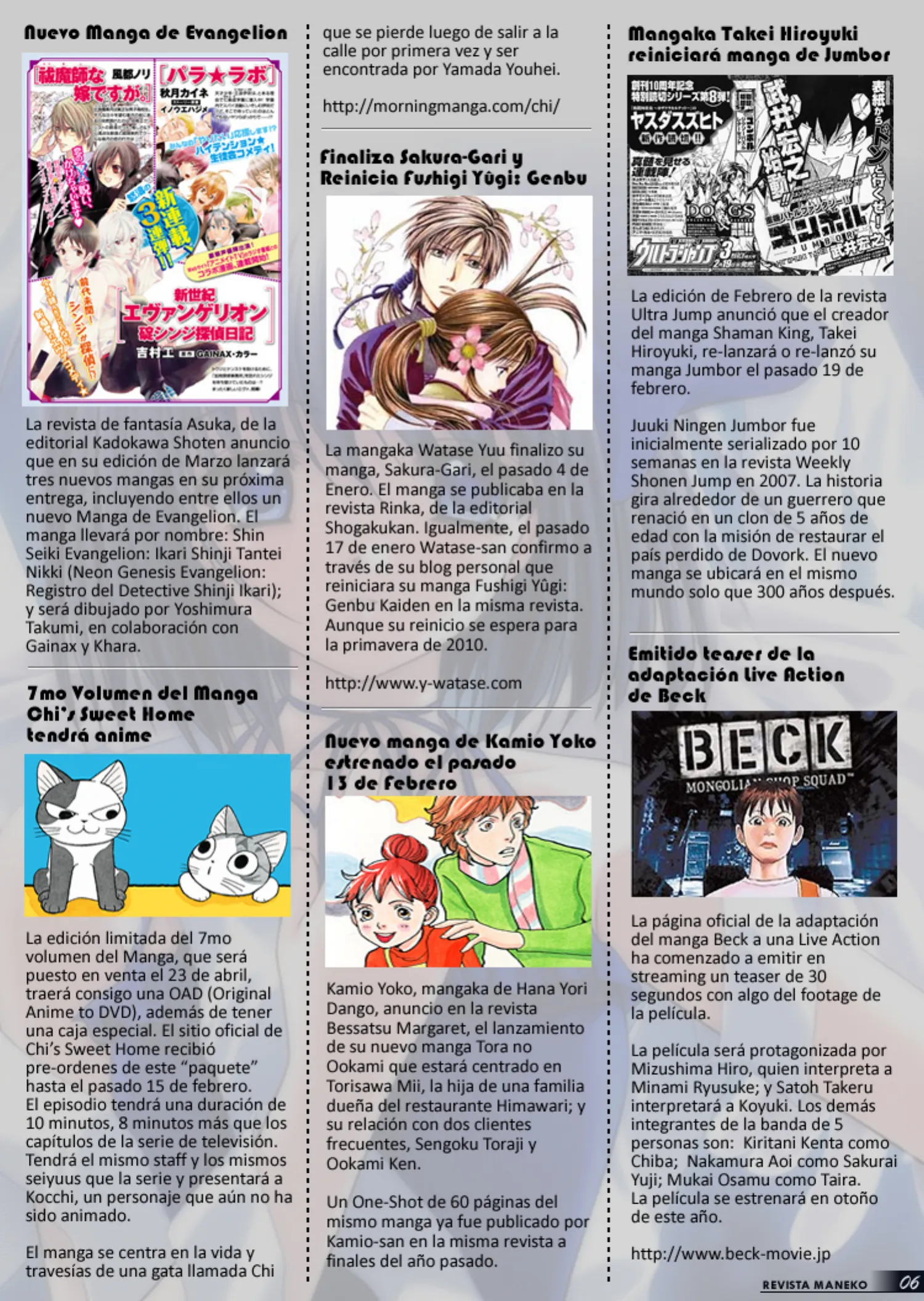 Revista Maneko N°05 página 7