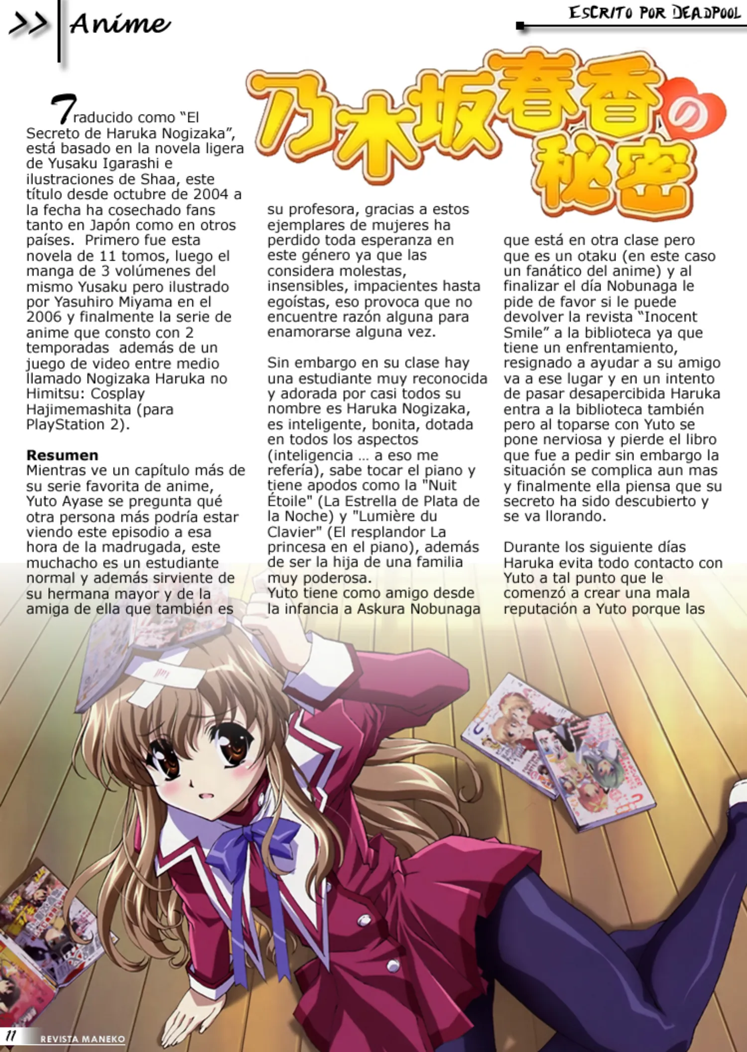 Revista Maneko N°06 página 12