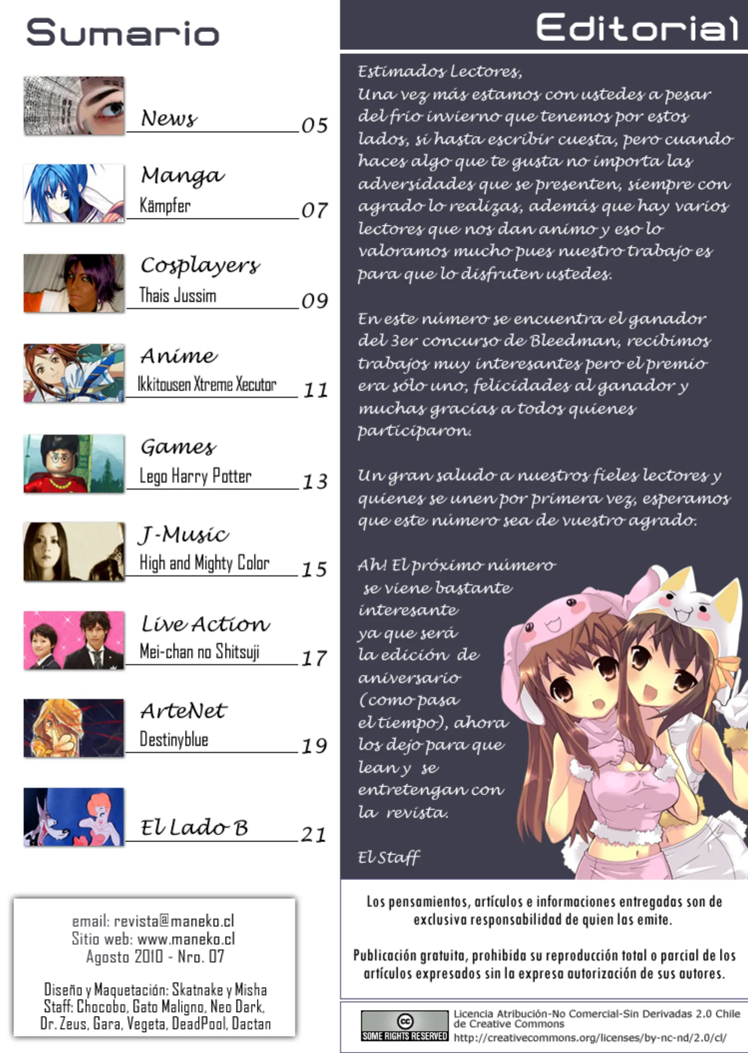 Revista Maneko N°07 página 4