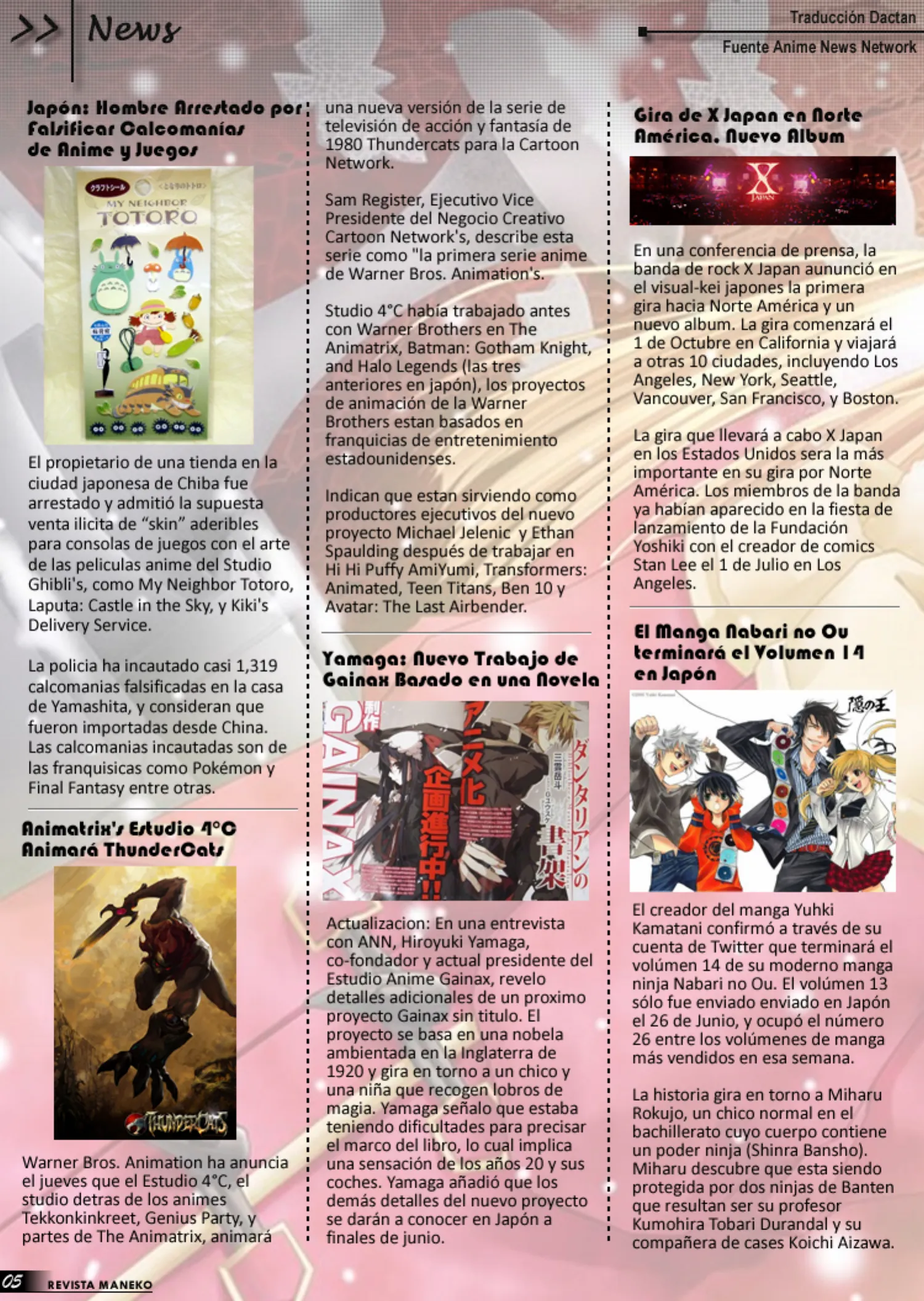 Revista Maneko N°07 página 6