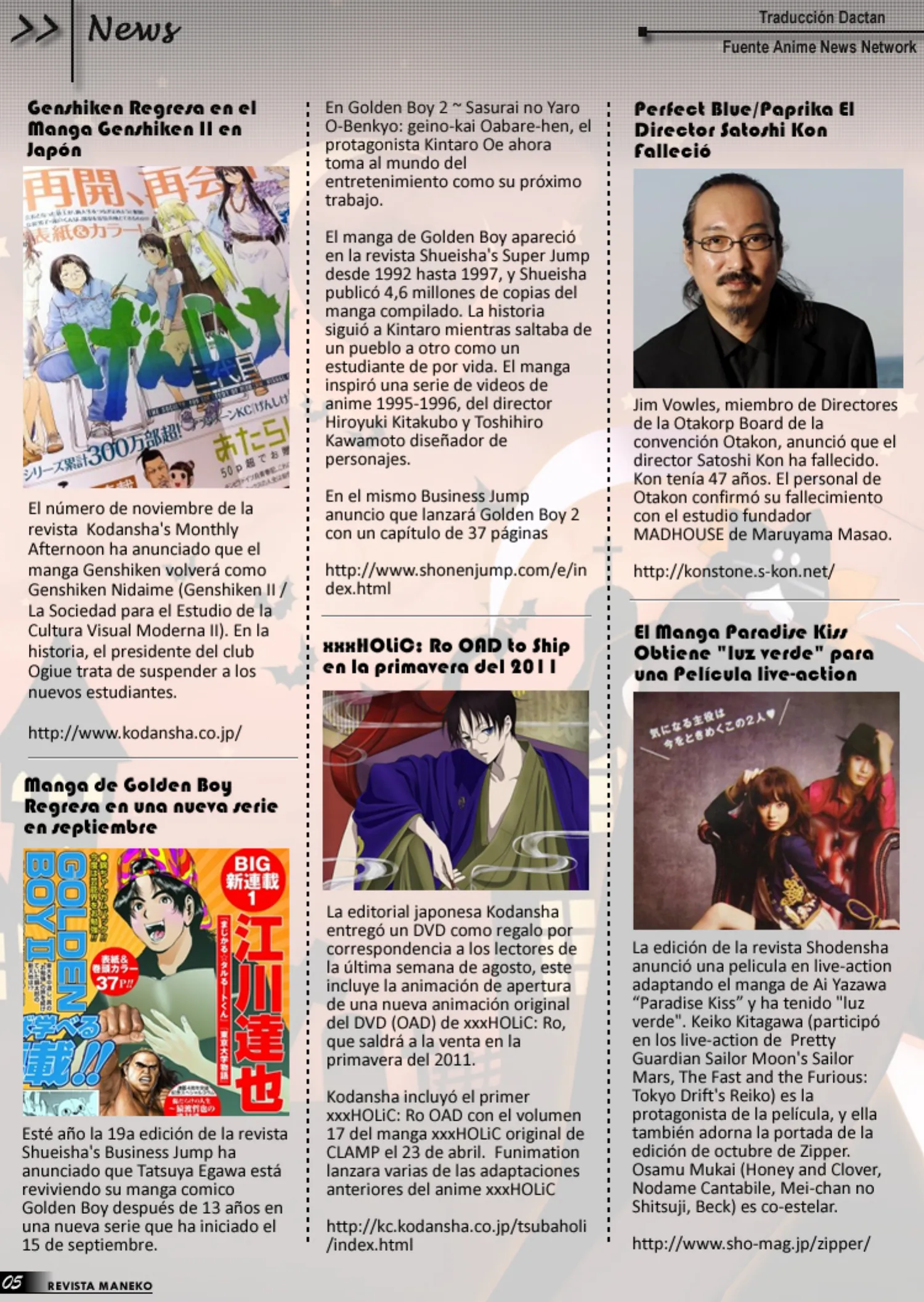 Revista Maneko N°08 página 6