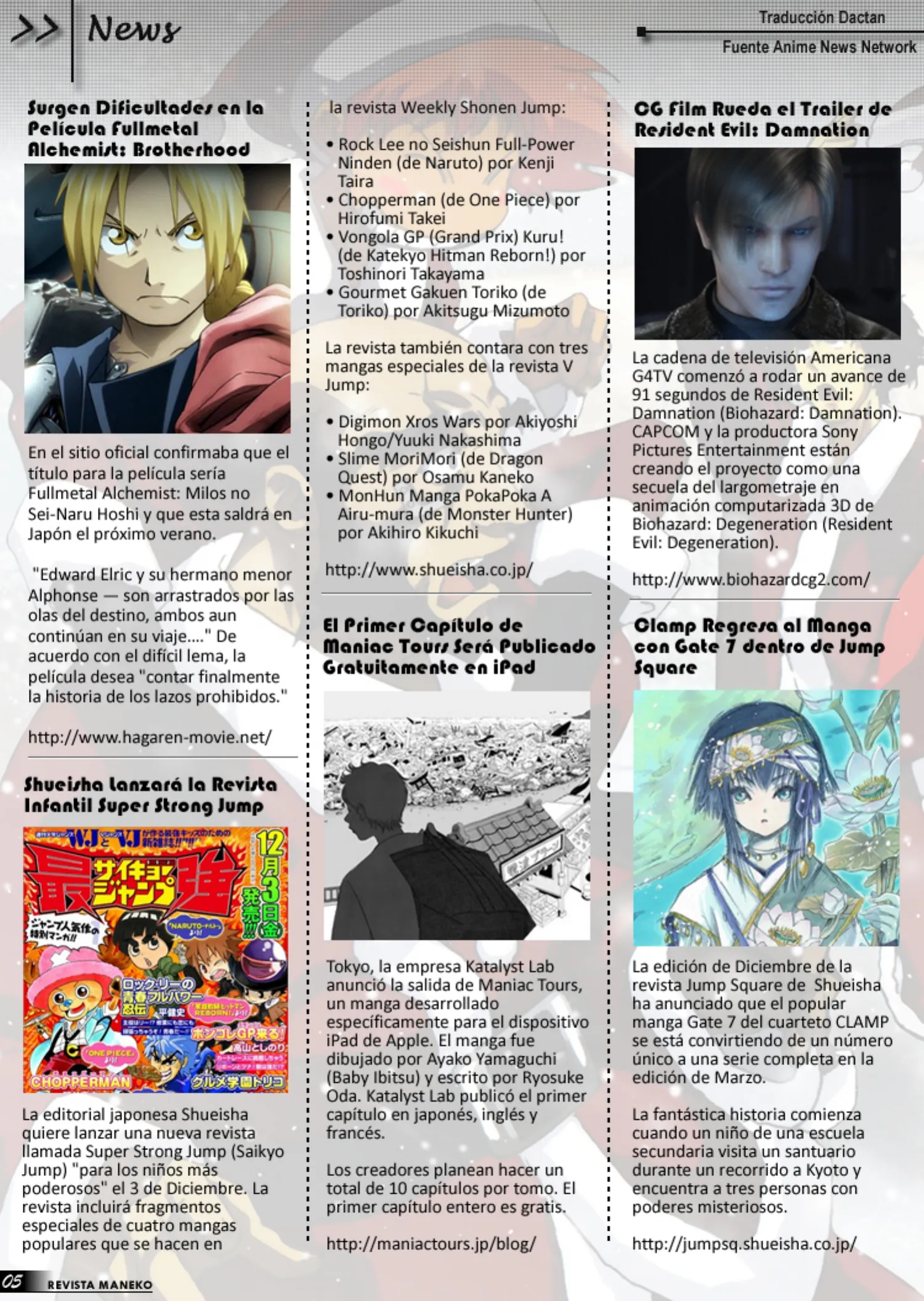 Revista Maneko N°09 página 6