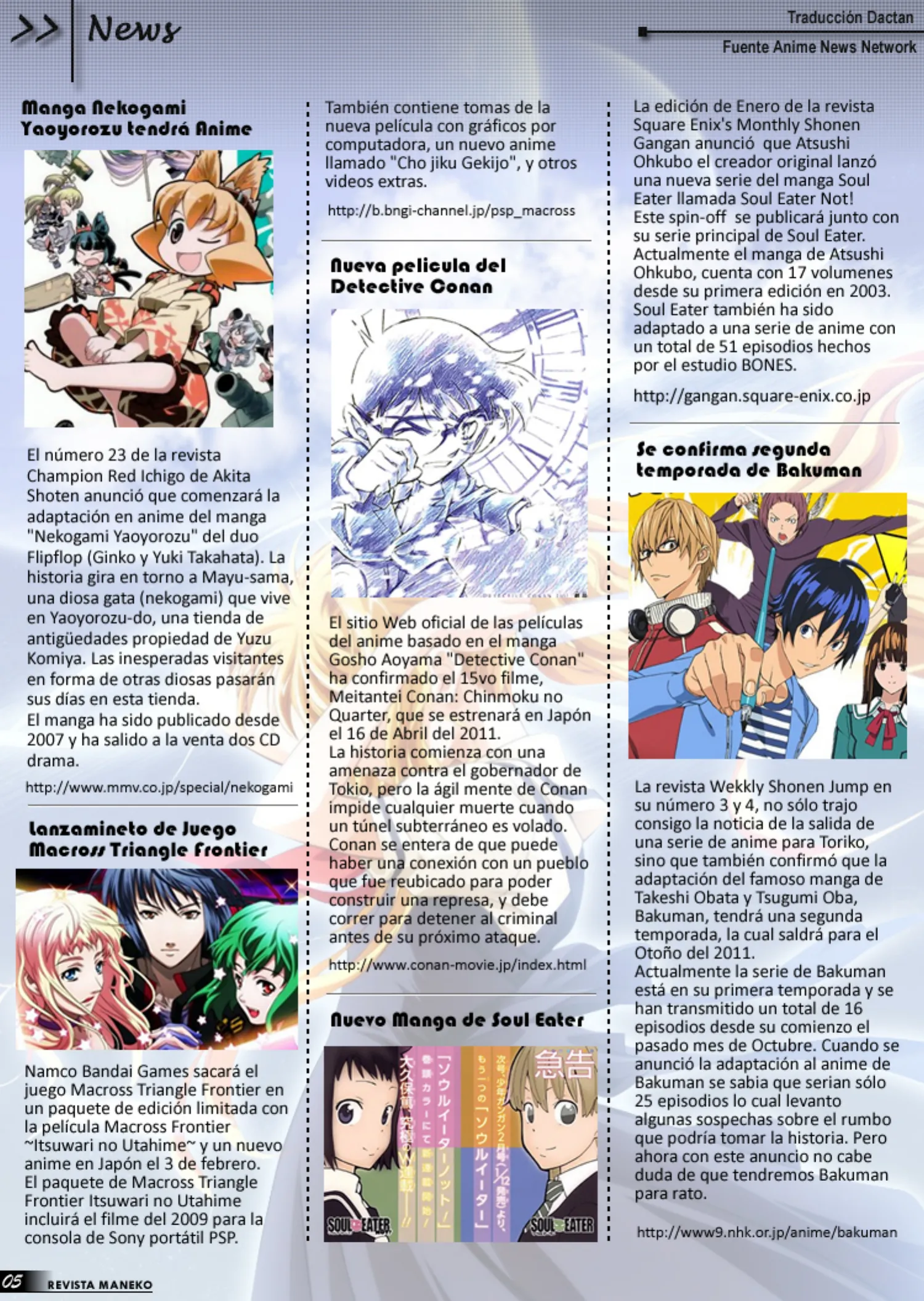 Revista Maneko N°10 página 6