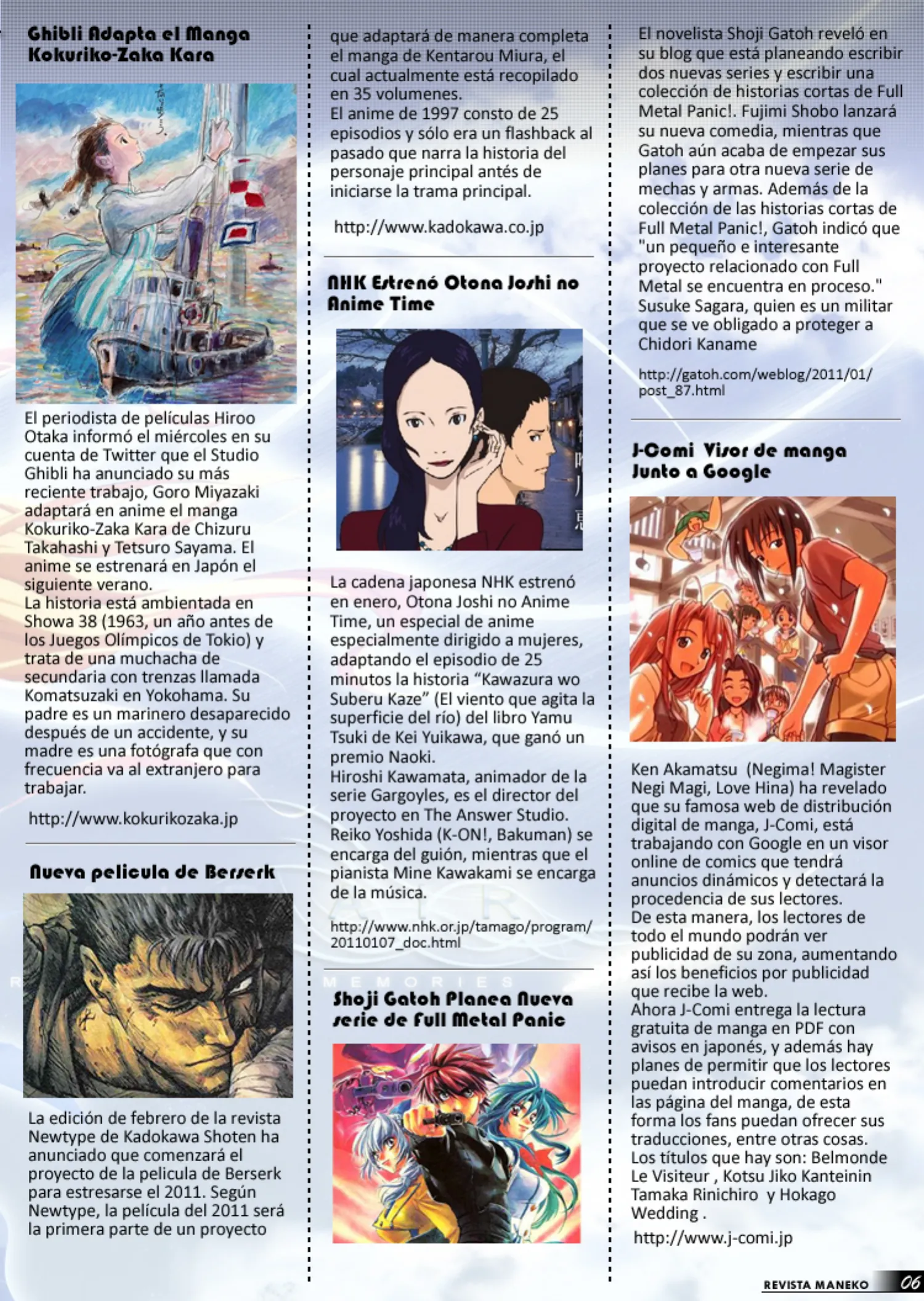 Revista Maneko N°10 página 7