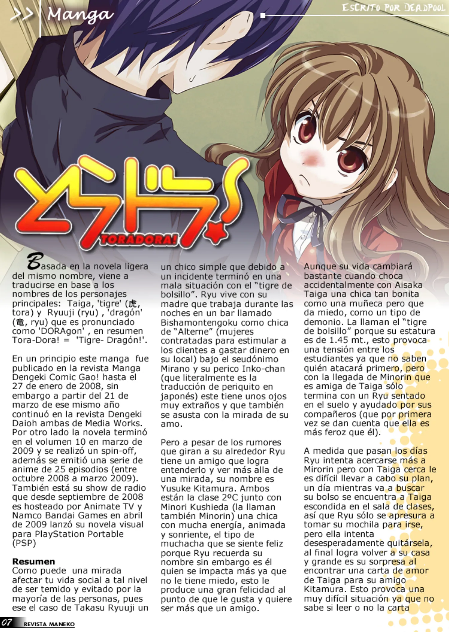 Revista Maneko N°10 página 8