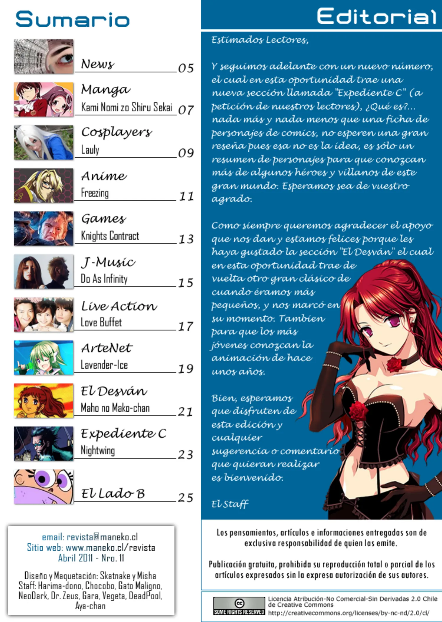 Revista Maneko N°11 página 4