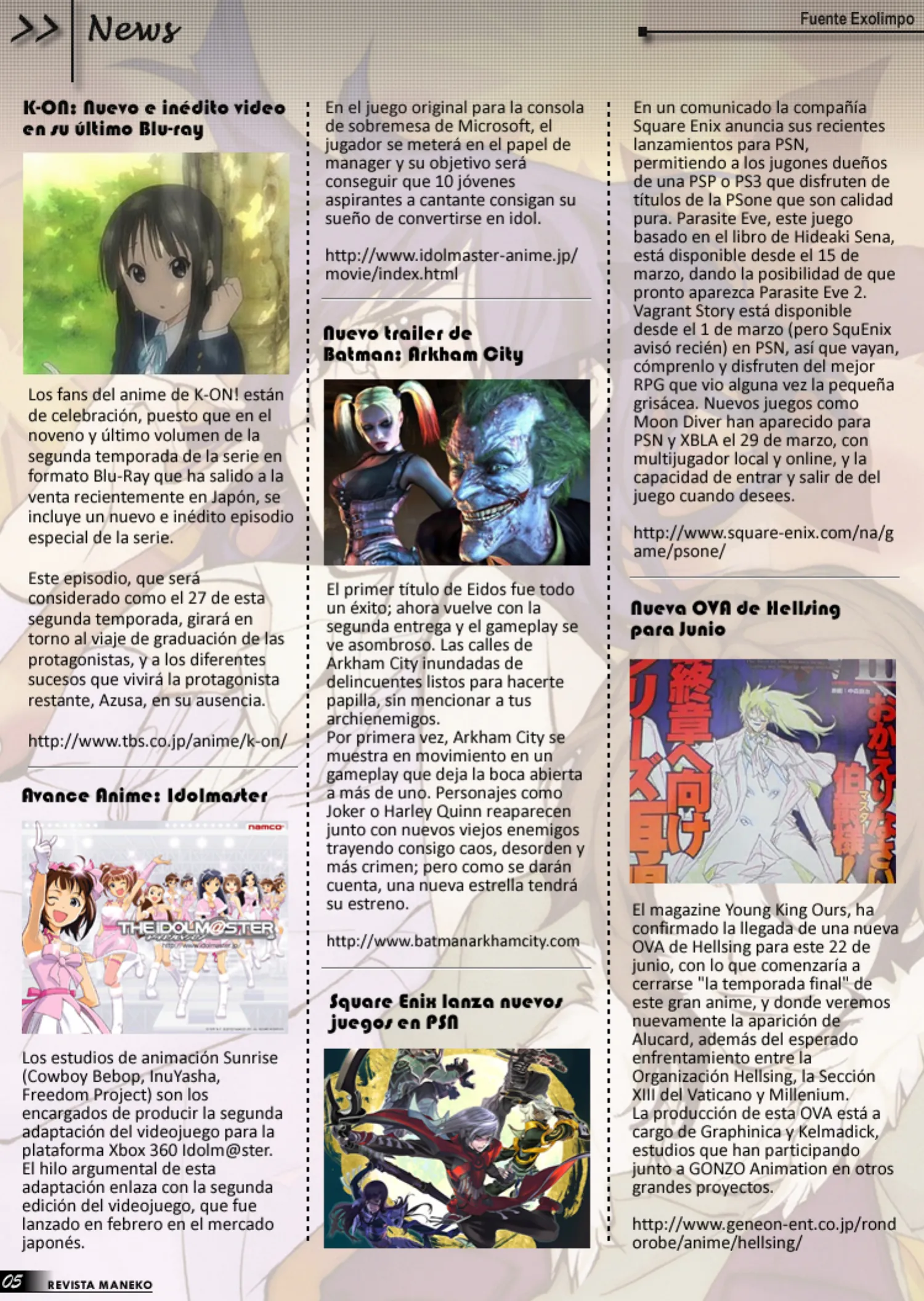 Revista Maneko N°11 página 6