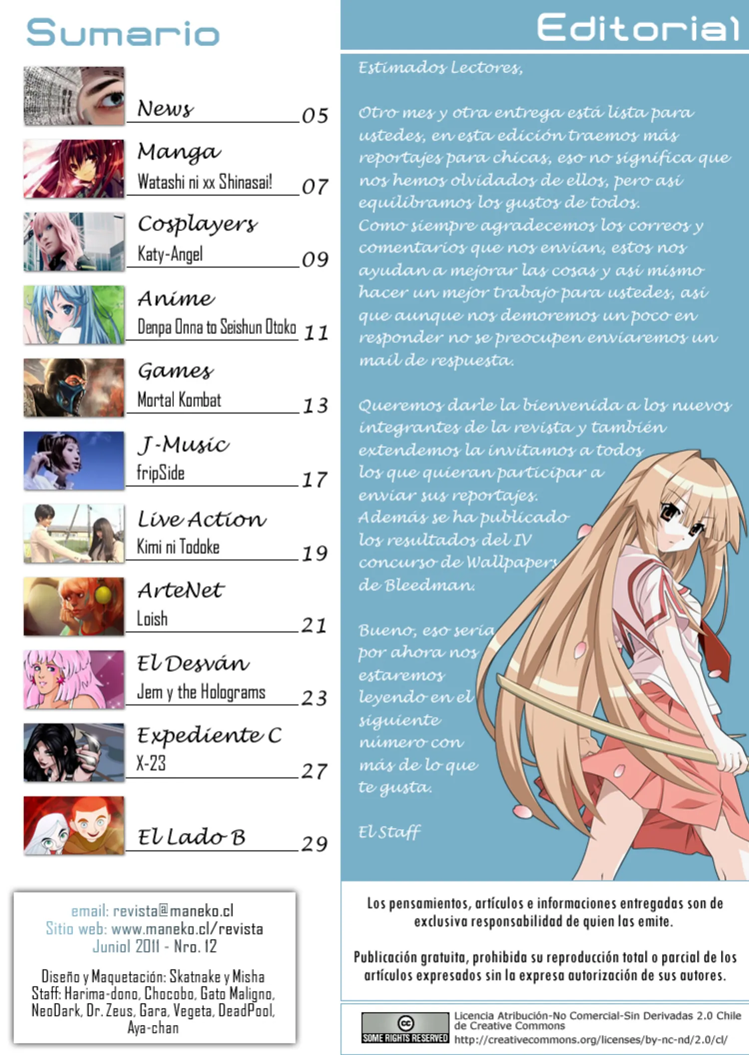 Revista Maneko N°12 página 4