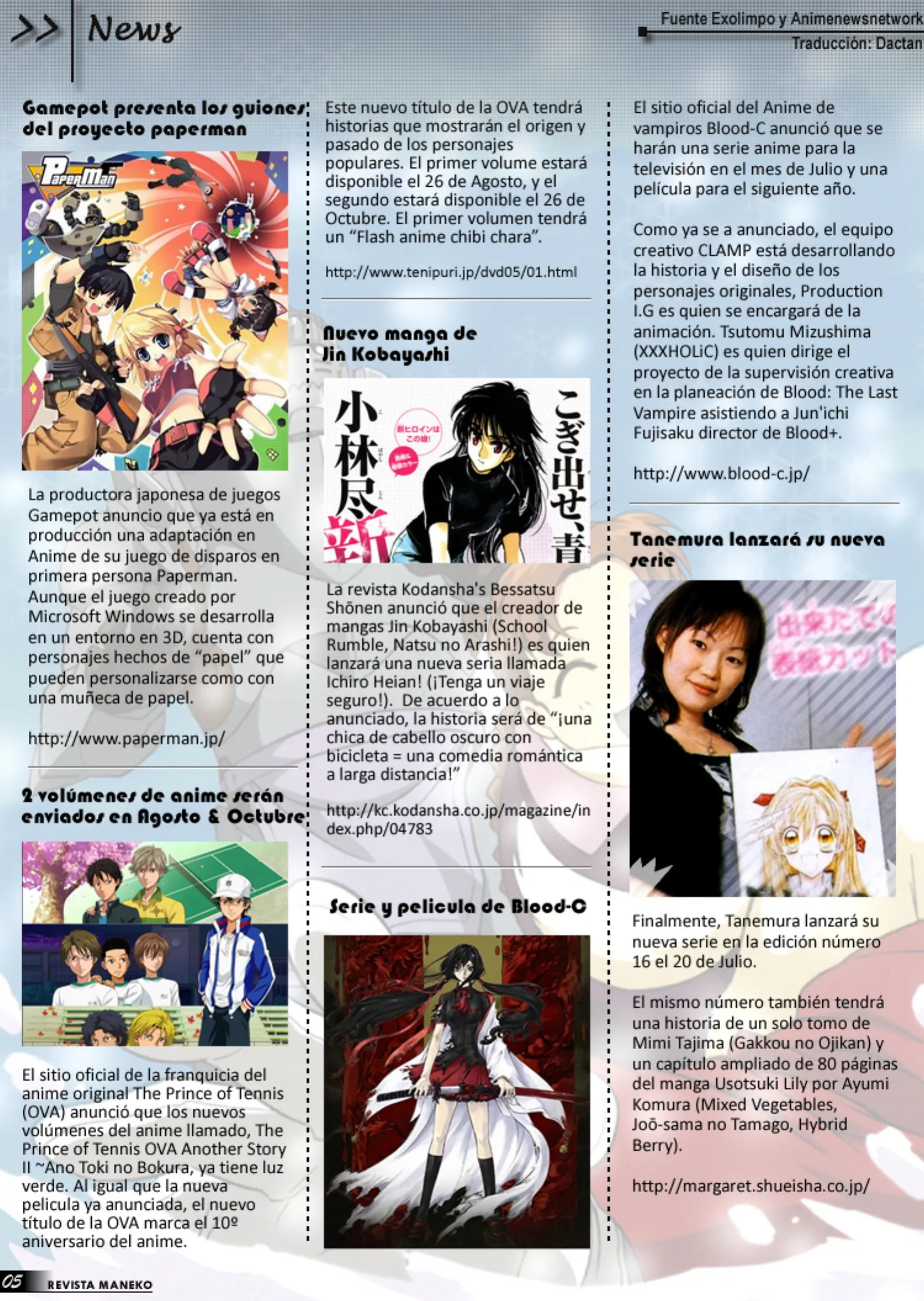 Revista Maneko N°12 página 6