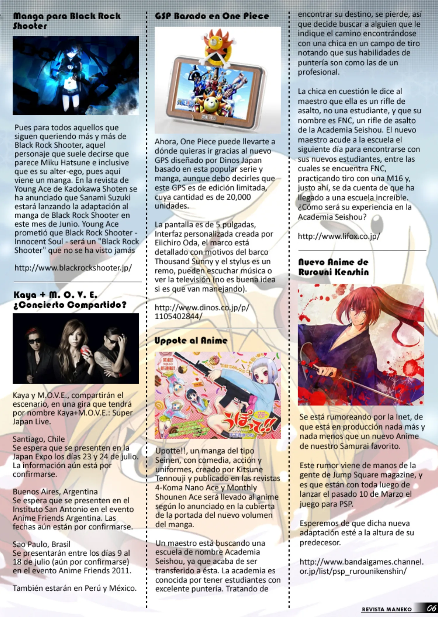 Revista Maneko N°12 página 7