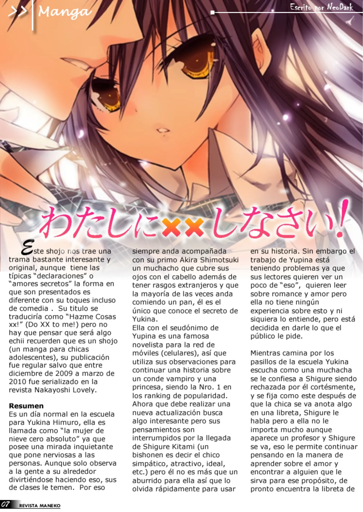 Revista Maneko N°12 página 8