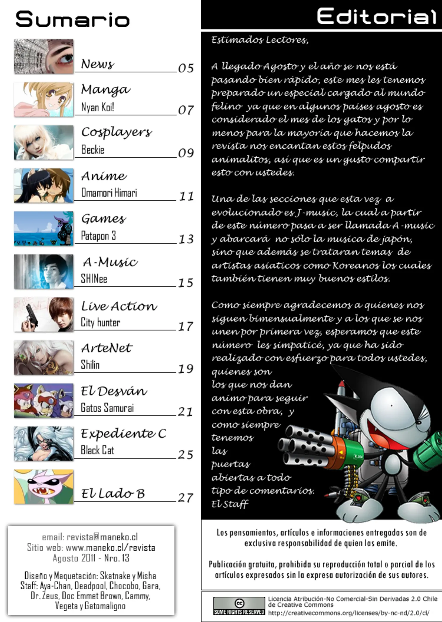 Revista Maneko N°13 página 4