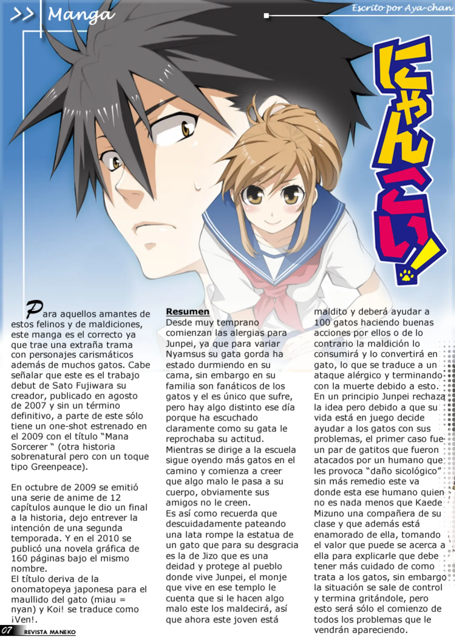 Revista Maneko N°13 página 8