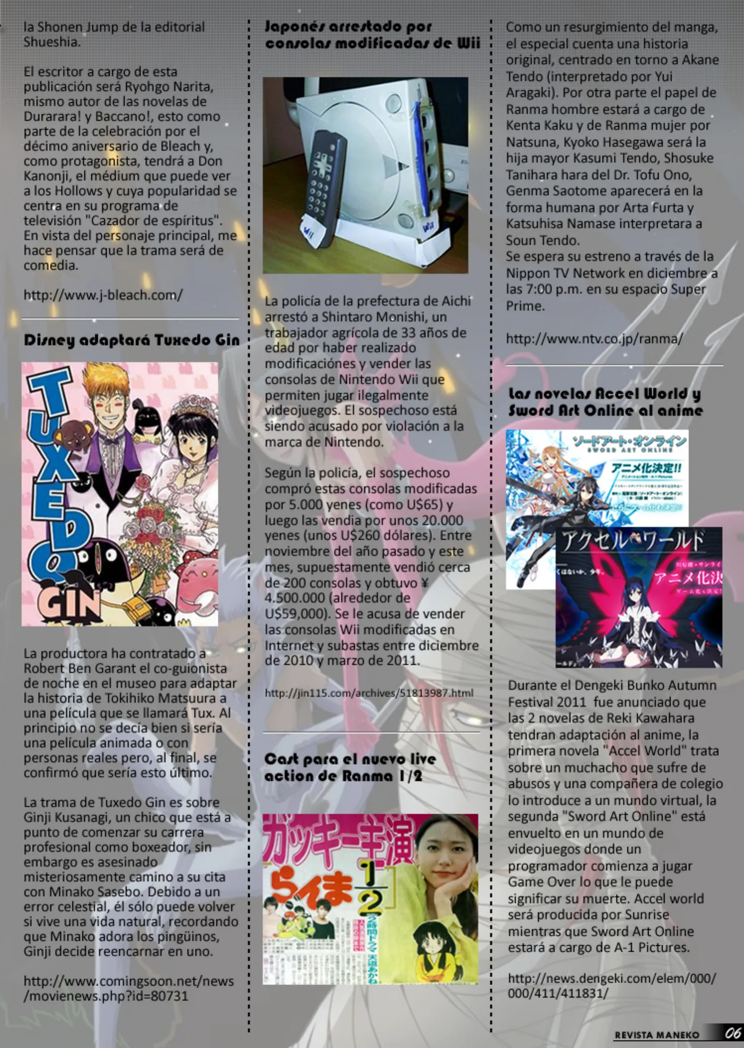 Revista Maneko N°14 página 7