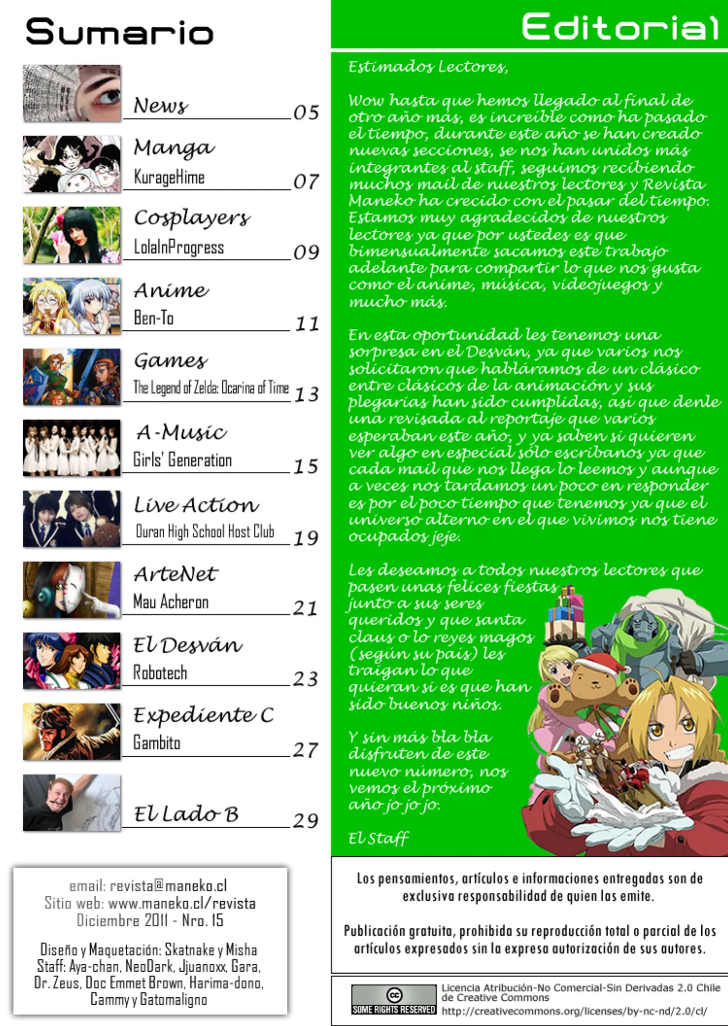 Revista Maneko N°15 página 4