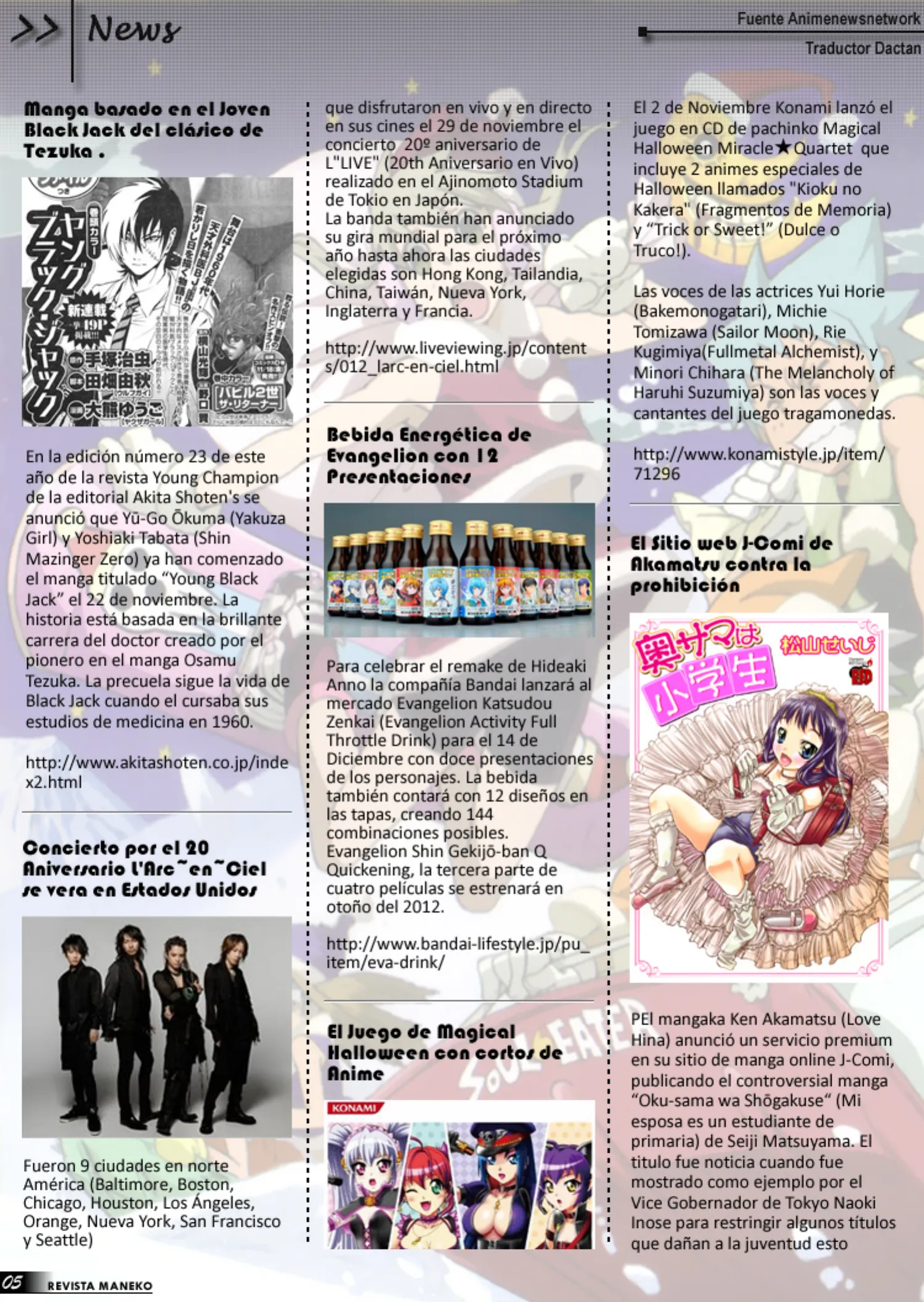Revista Maneko N°15 página 6