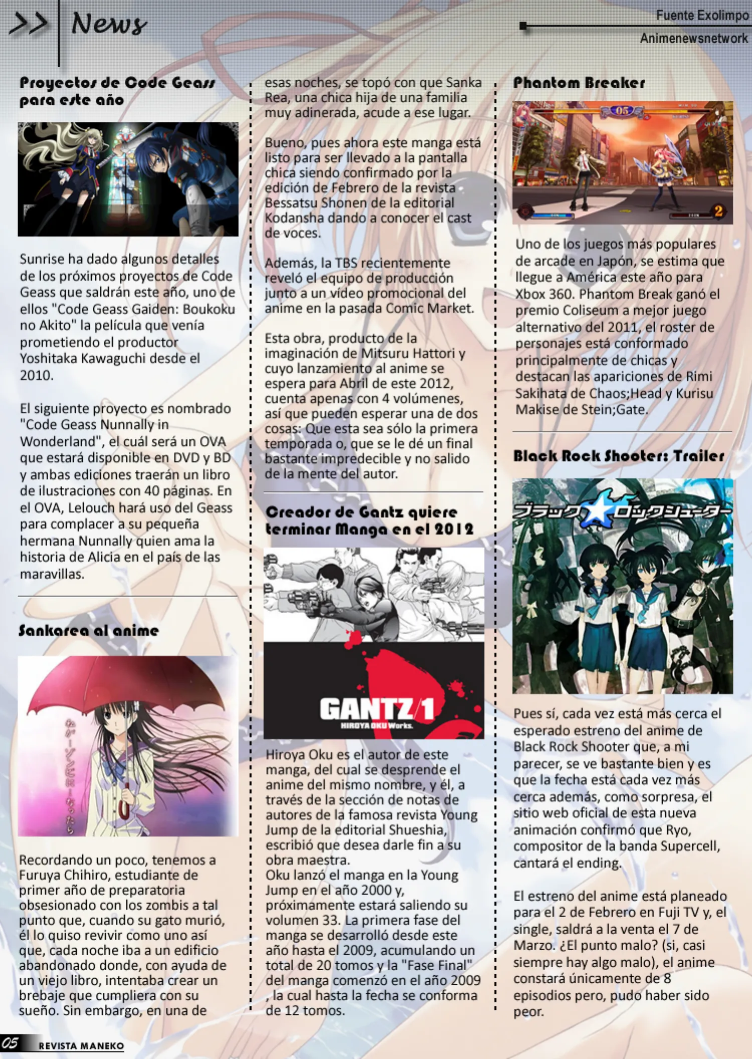 Revista Maneko N°16 página 6
