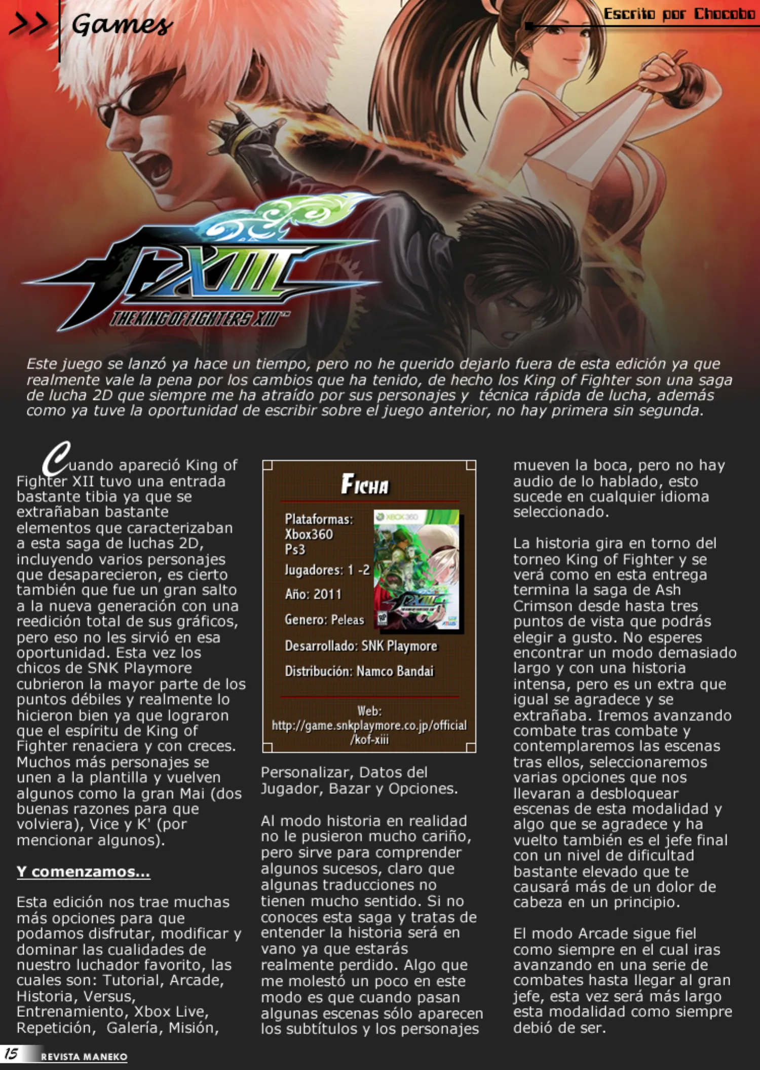 Revista Maneko N°16 página 16