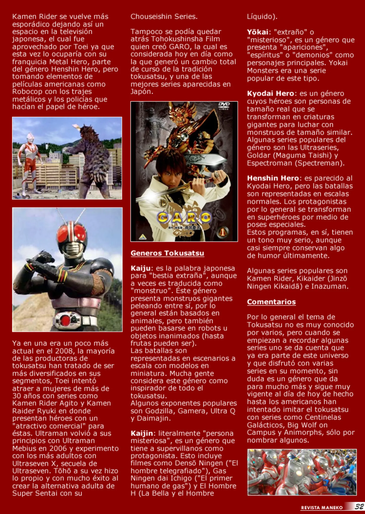 Revista Maneko N°17 página 33