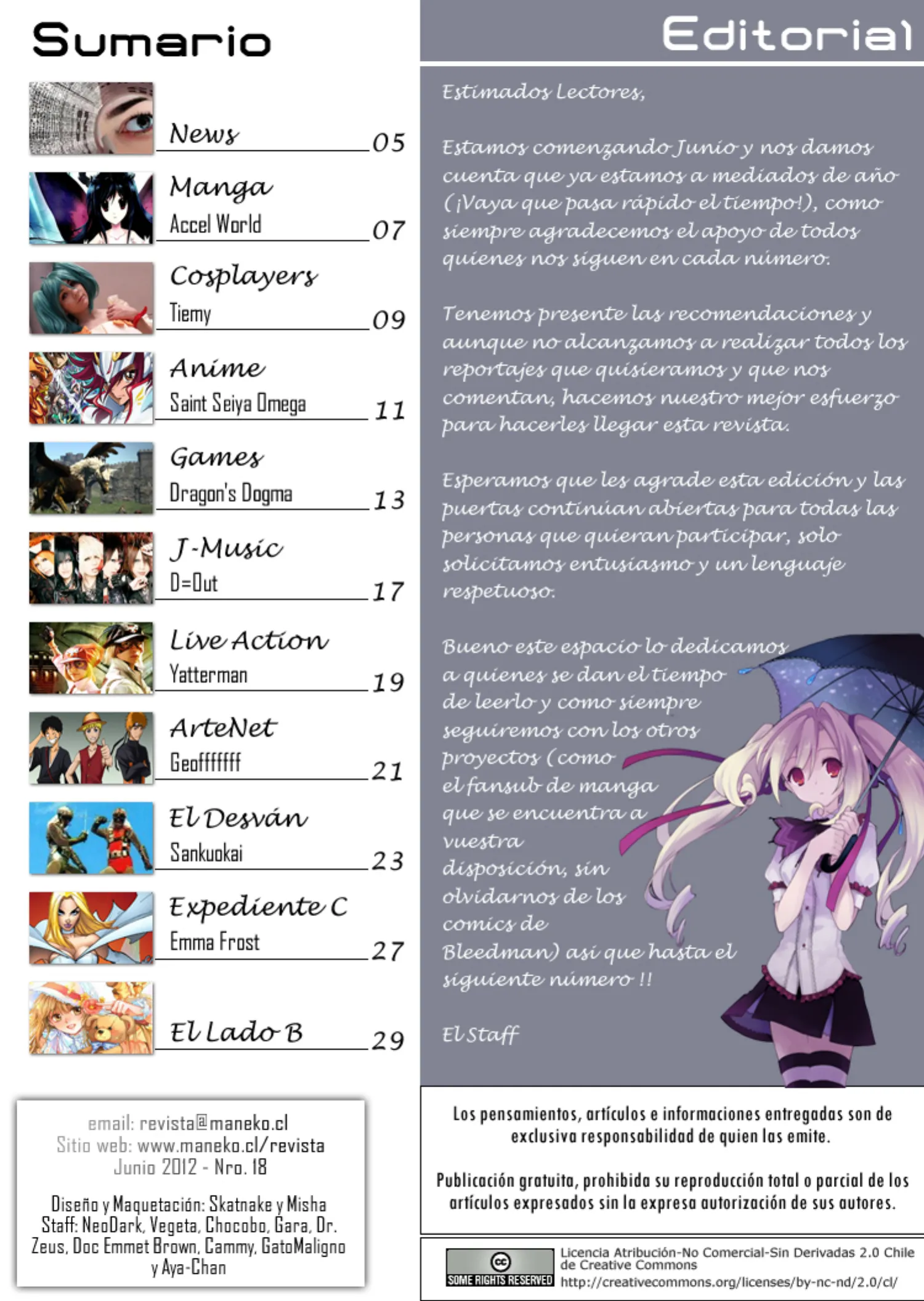 Revista Maneko N°18 página 4