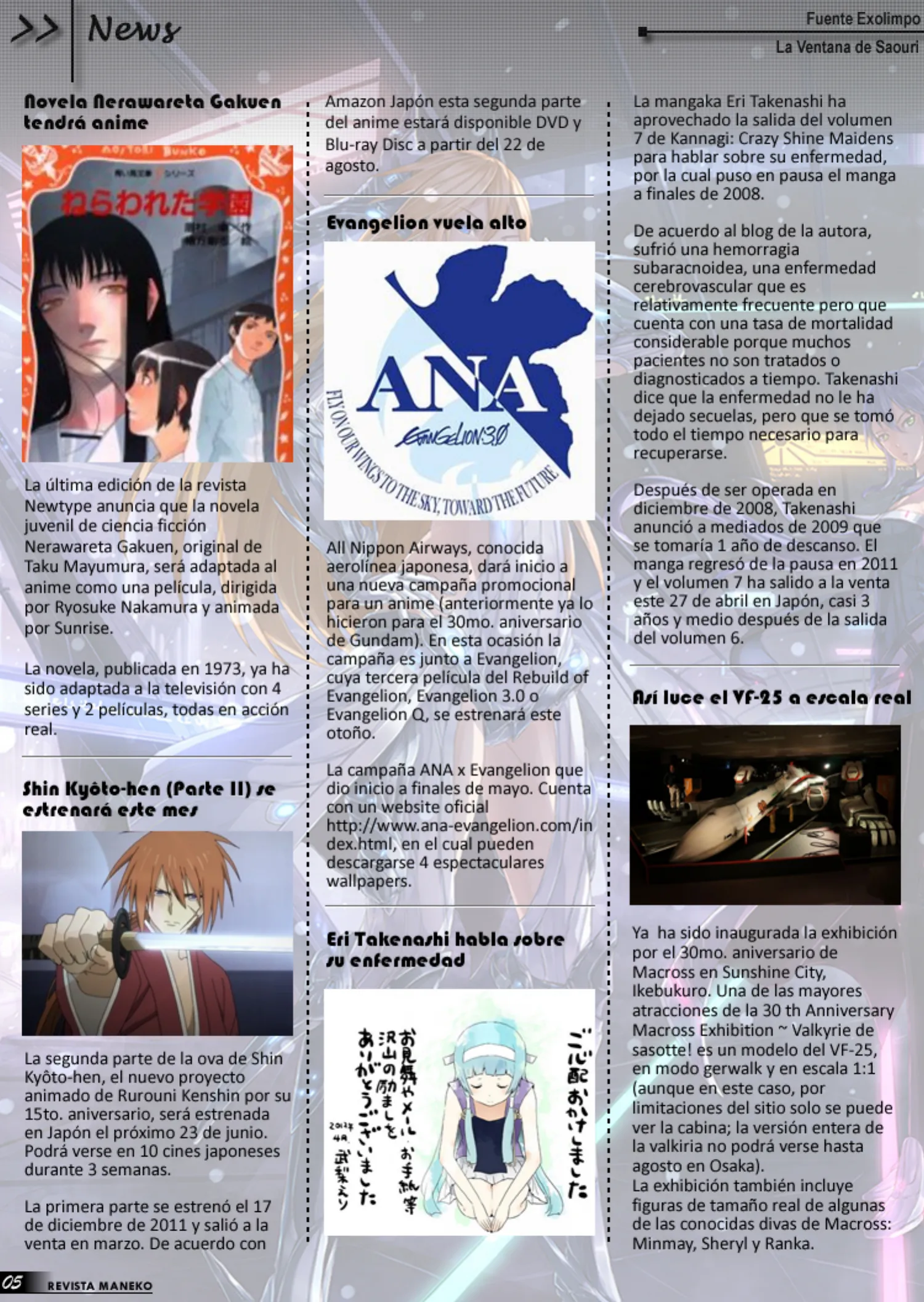 Revista Maneko N°18 página 6