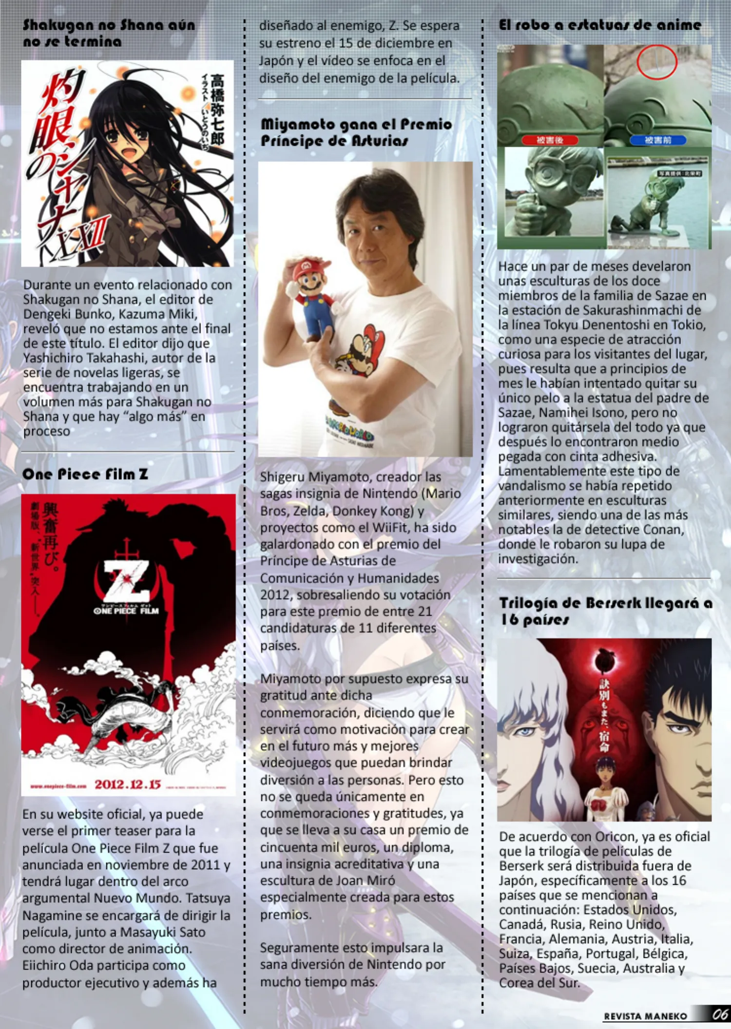 Revista Maneko N°18 página 7