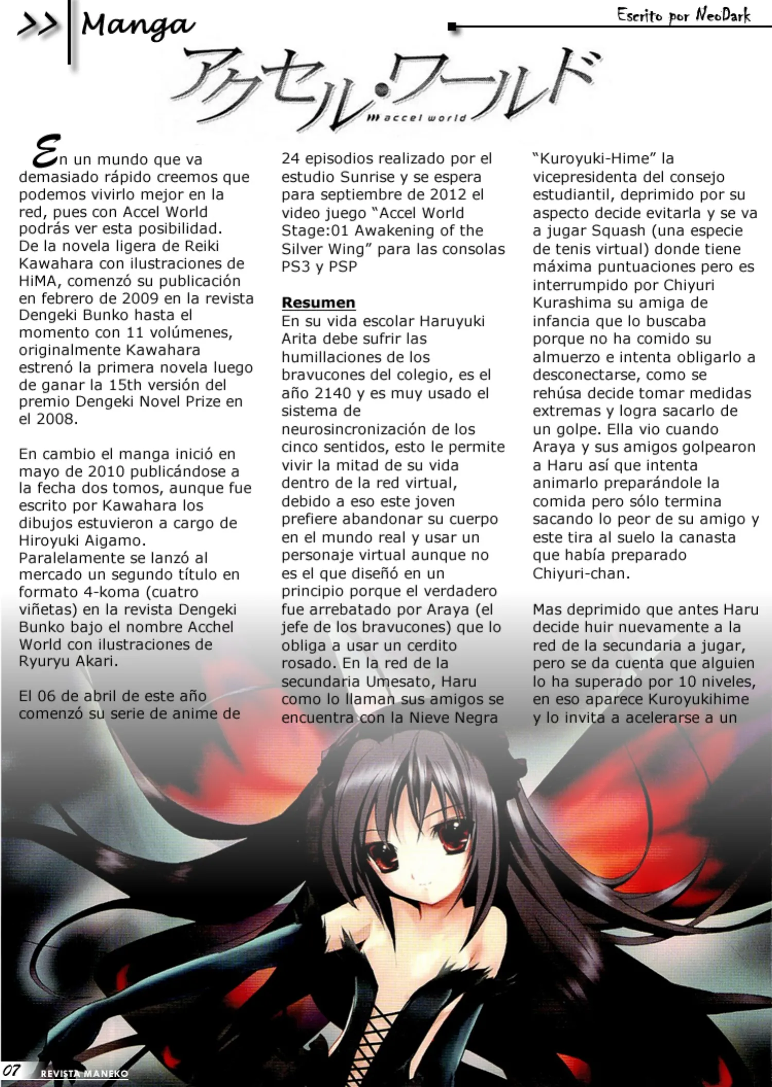 Revista Maneko N°18 página 8