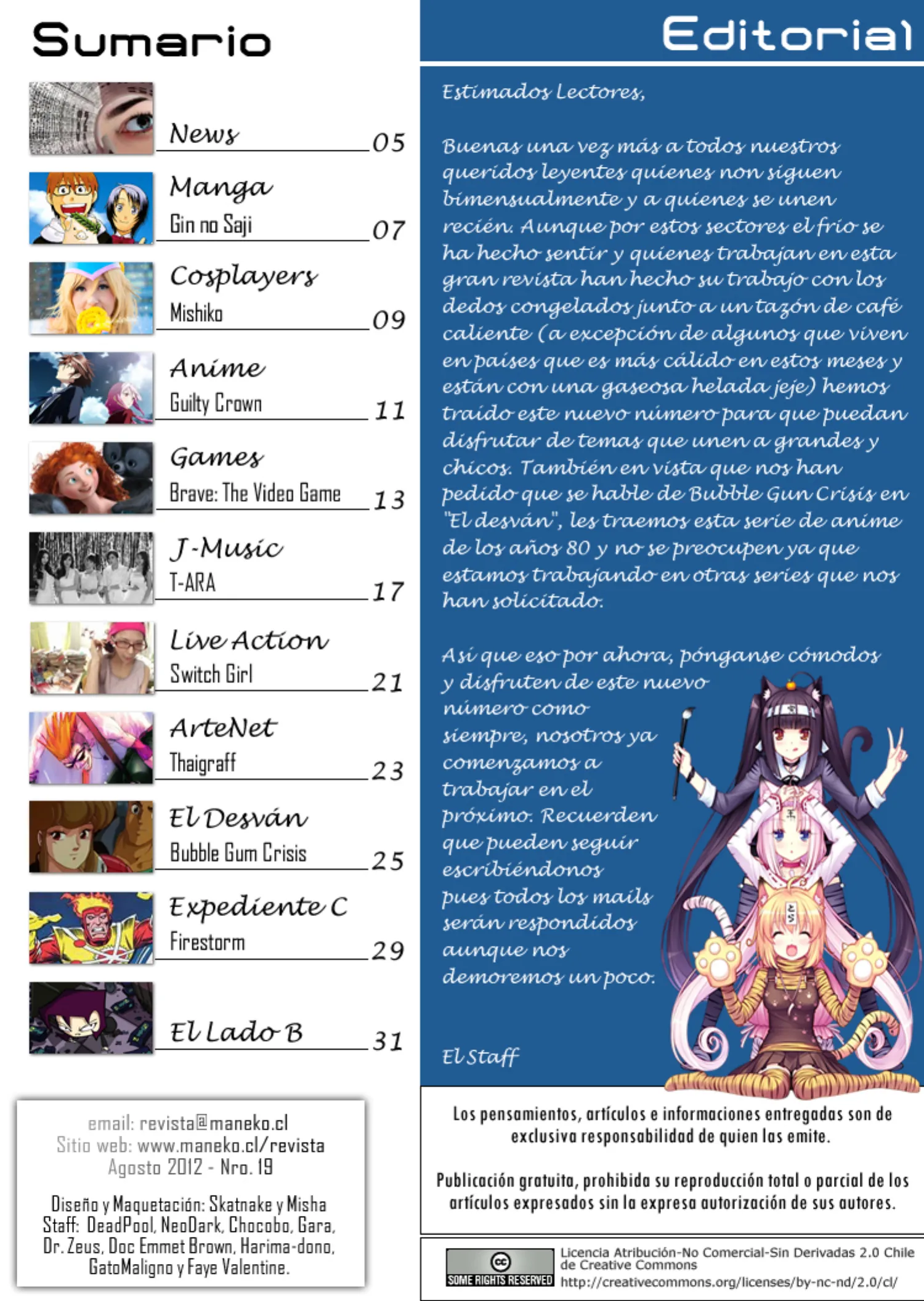 Revista Maneko N°19 página 4