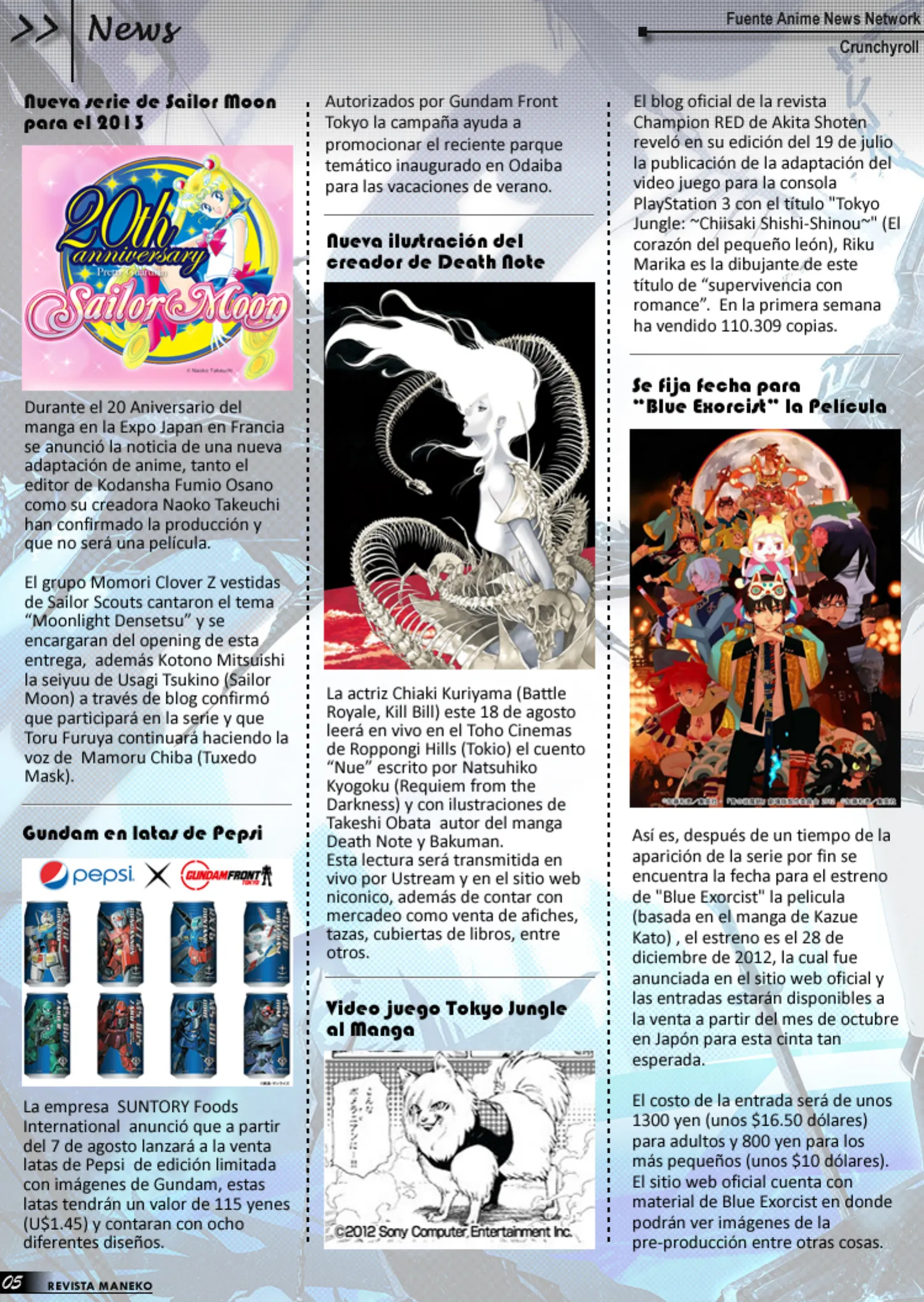 Revista Maneko N°19 página 6