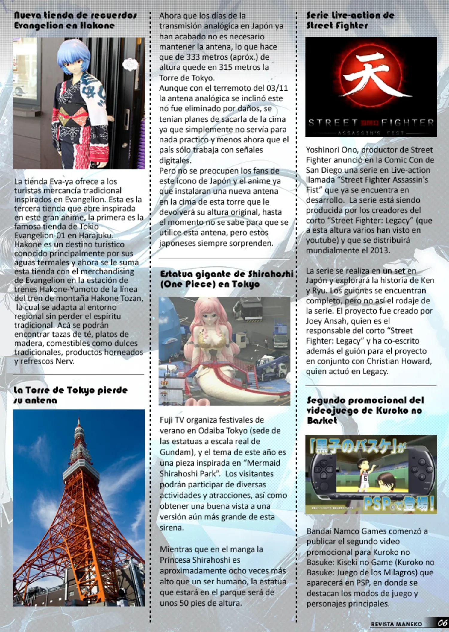 Revista Maneko N°19 página 7