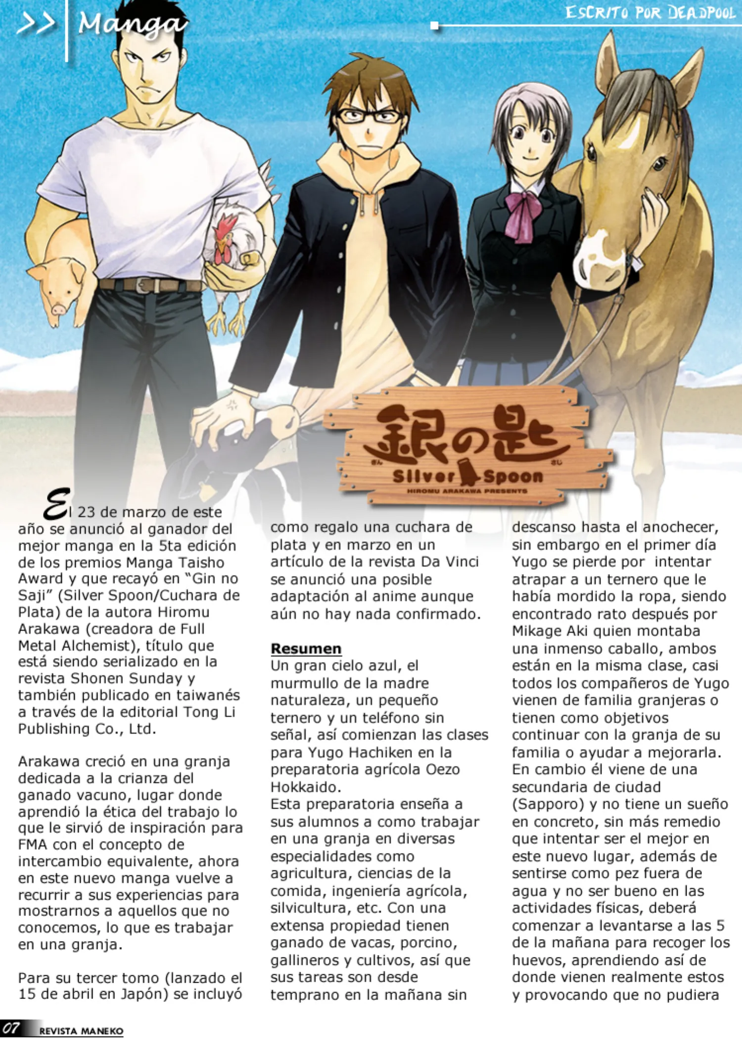 Revista Maneko N°19 página 8
