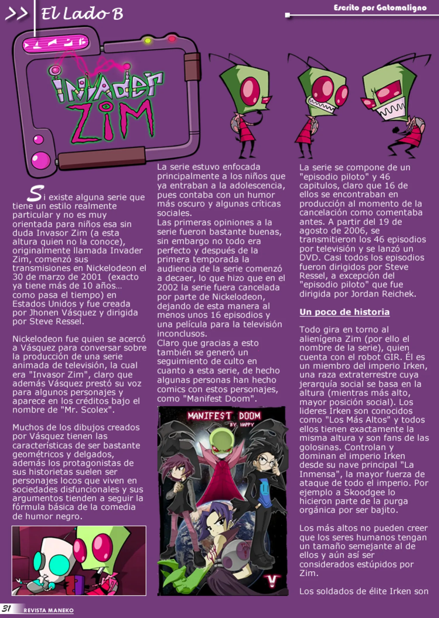 Revista Maneko N°19 página 32