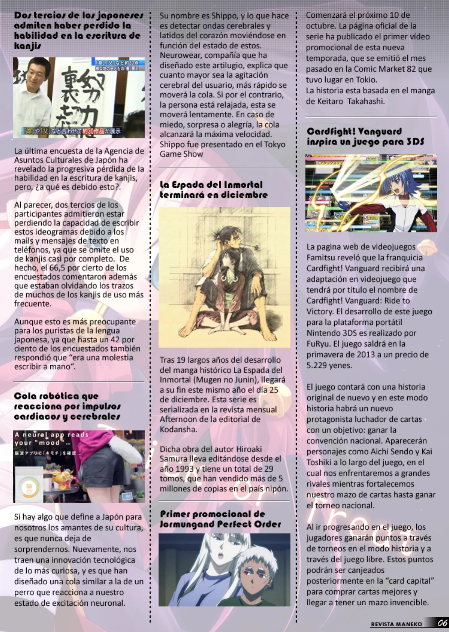 Revista Maneko N°20 página 7