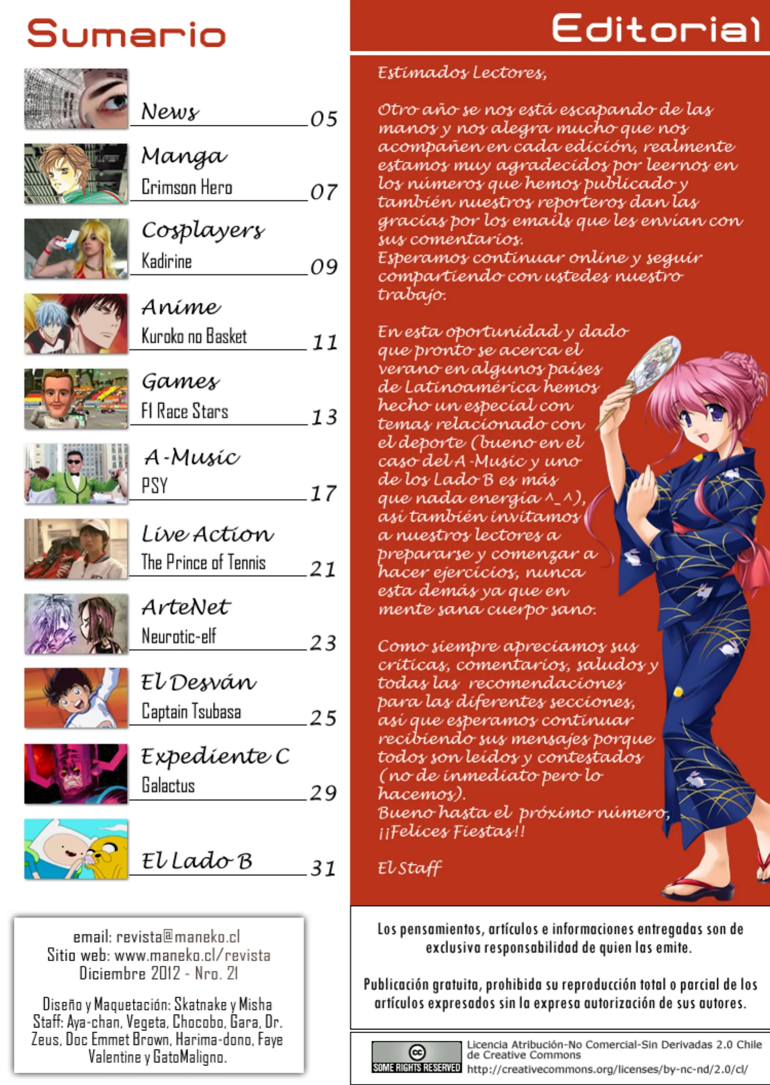 Revista Maneko N°21 página 4