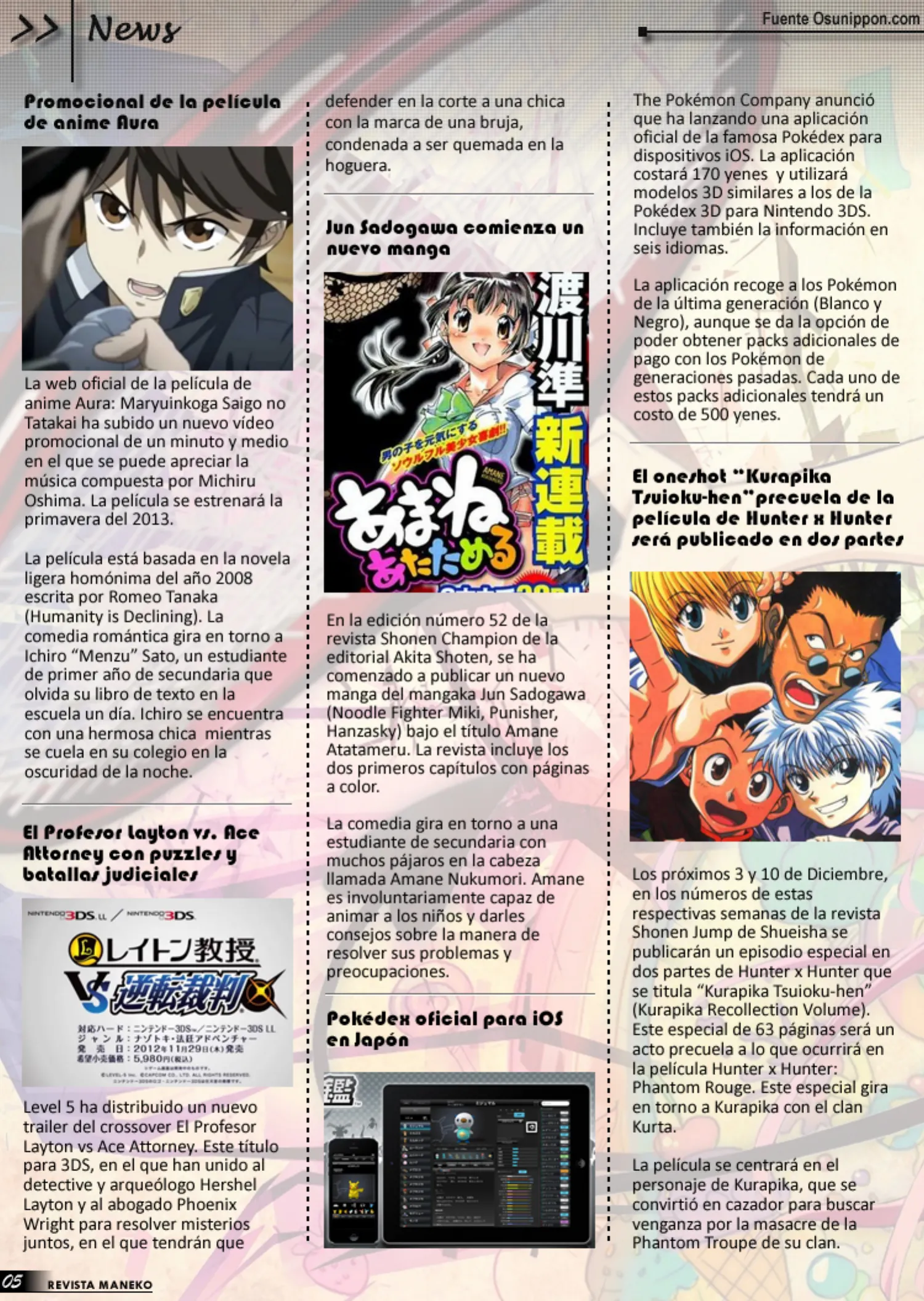 Revista Maneko N°21 página 6