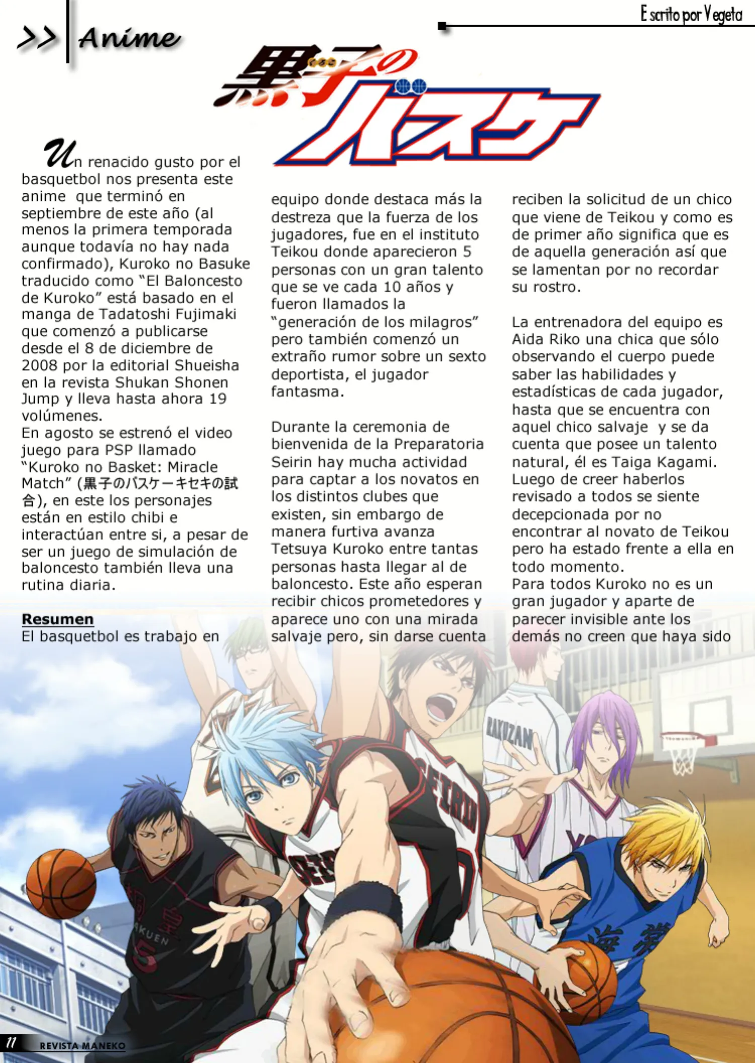 Revista Maneko N°21 página 12