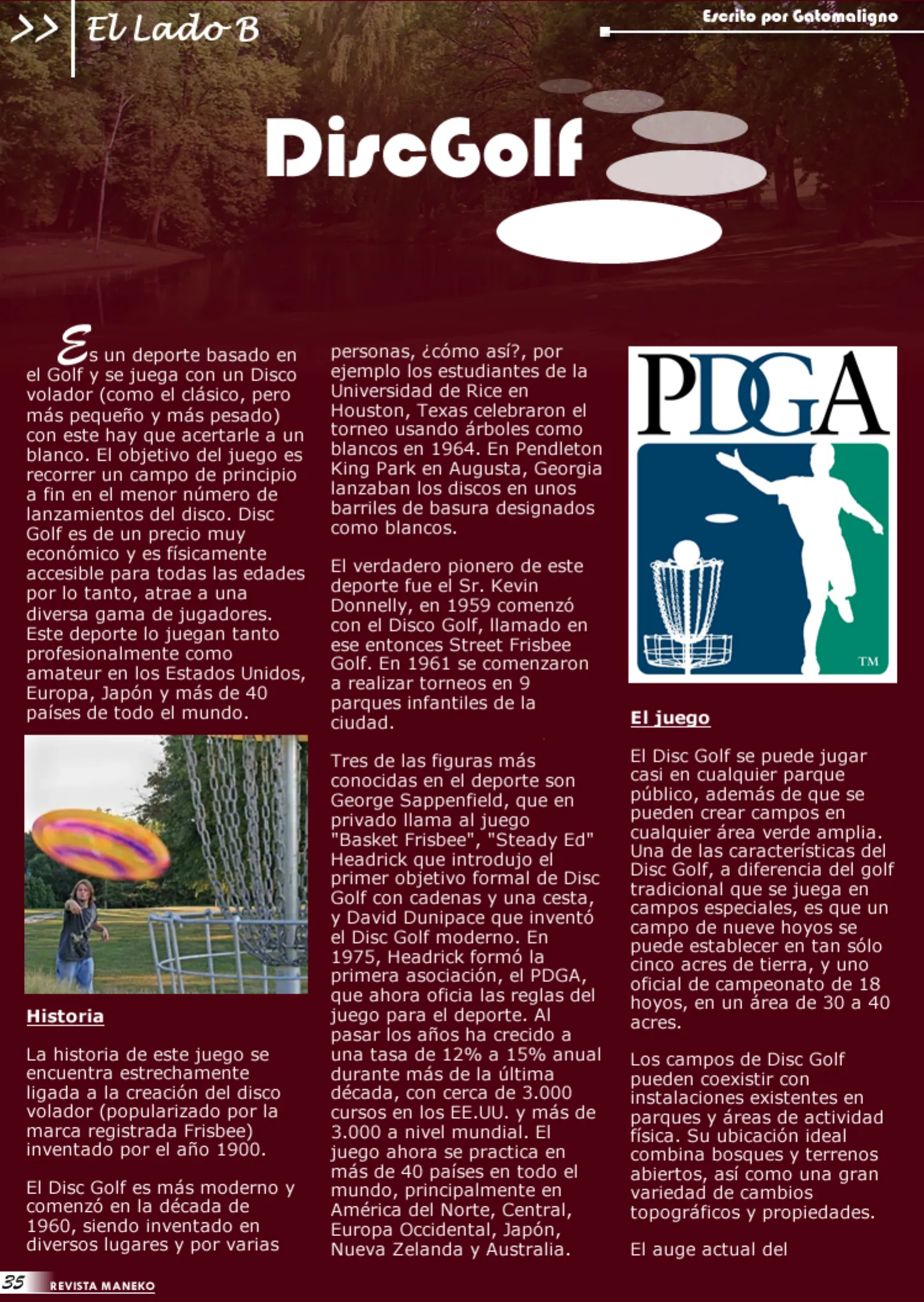 Revista Maneko N°21 página 36