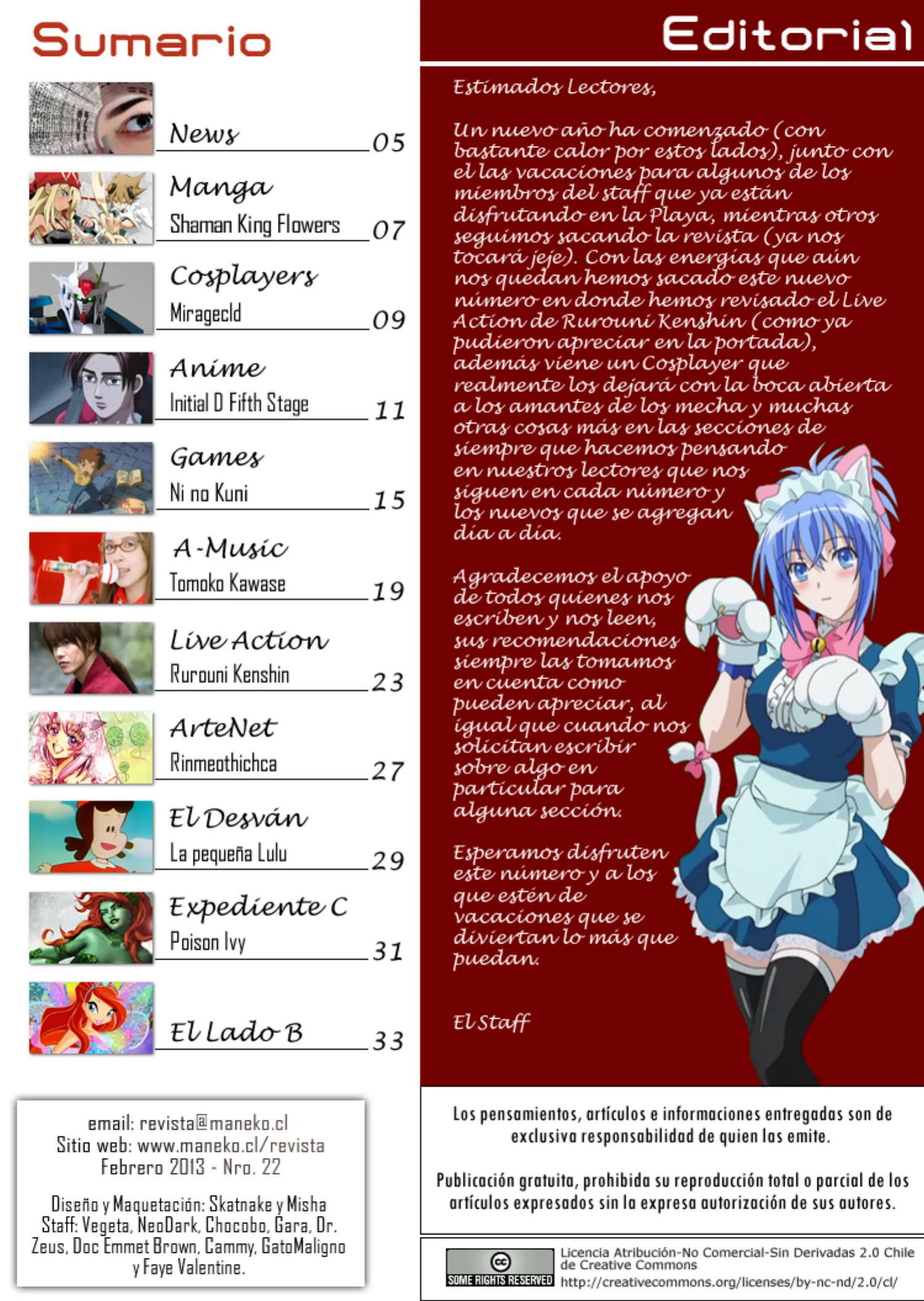 Revista Maneko N°22 página 4
