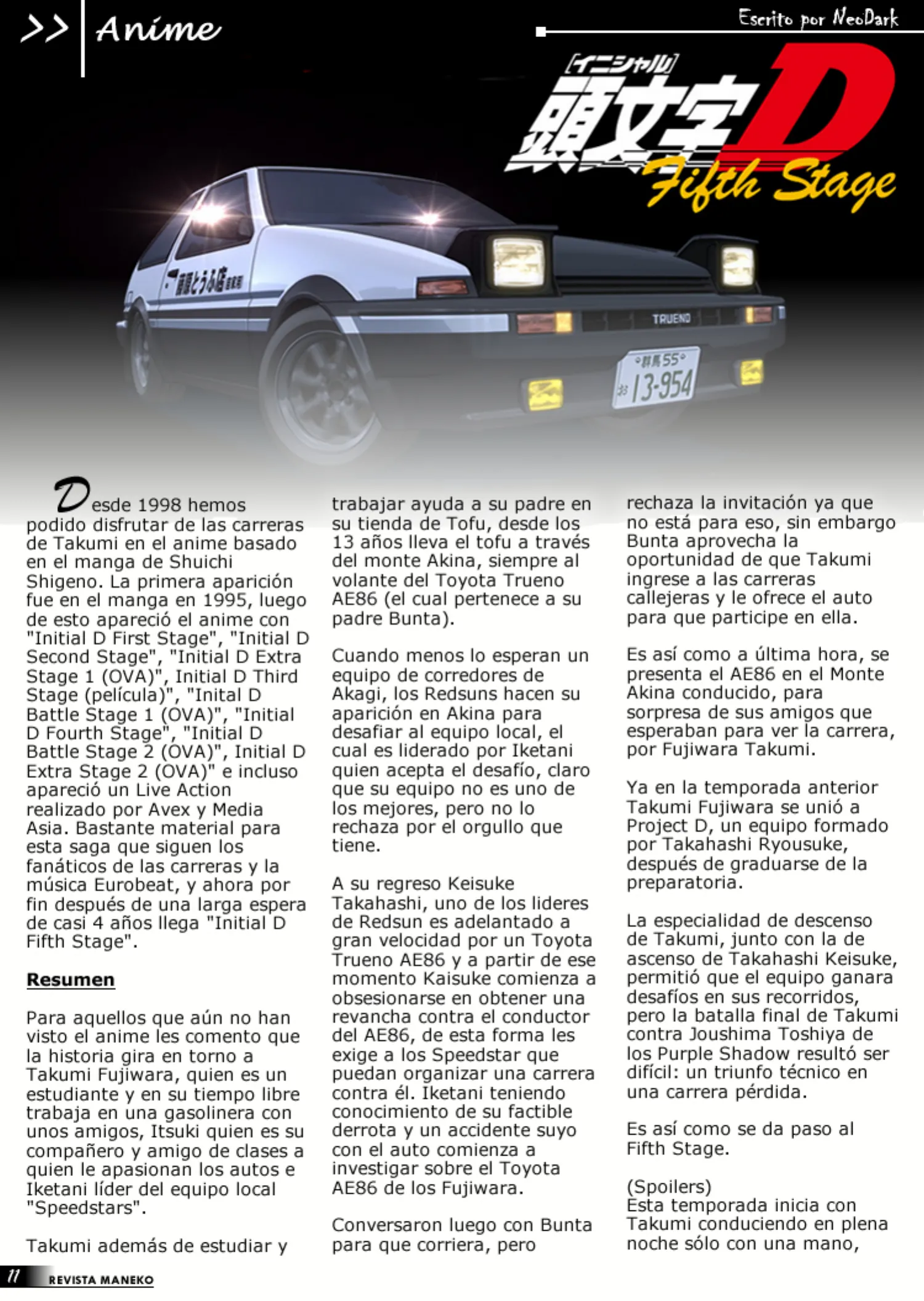 Revista Maneko N°22 página 12