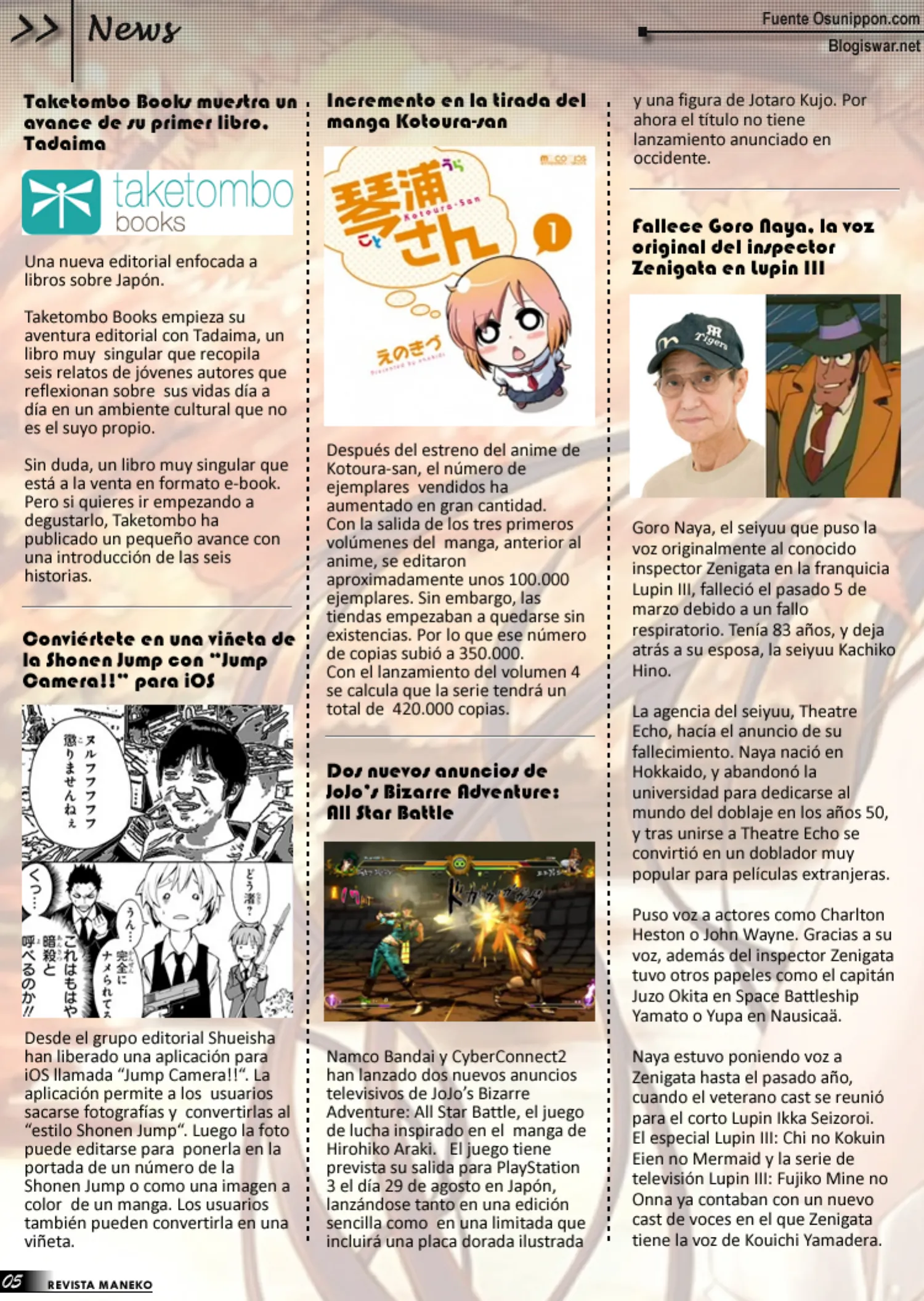 Revista Maneko N°23 página 6