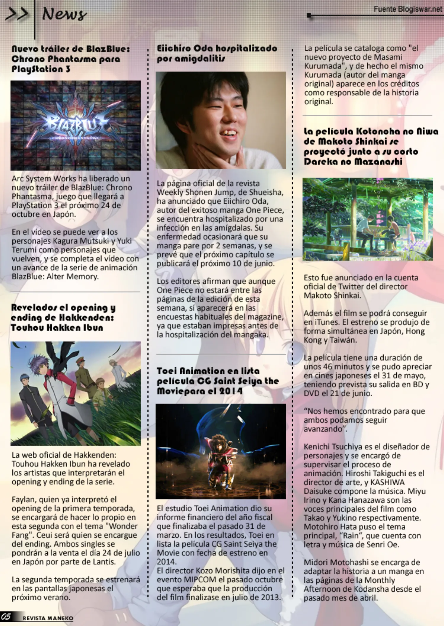 Revista Maneko N°24 página 6