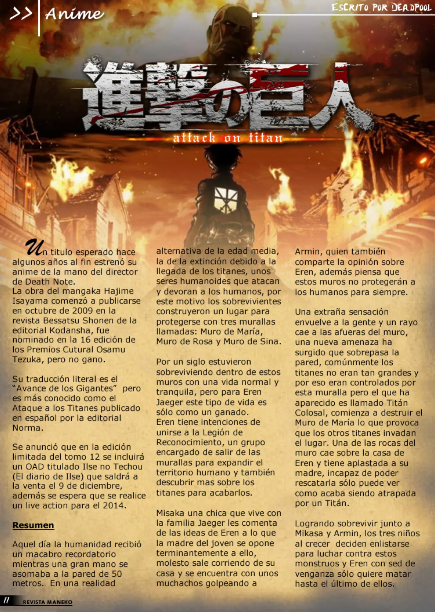 Revista Maneko N°24 página 12