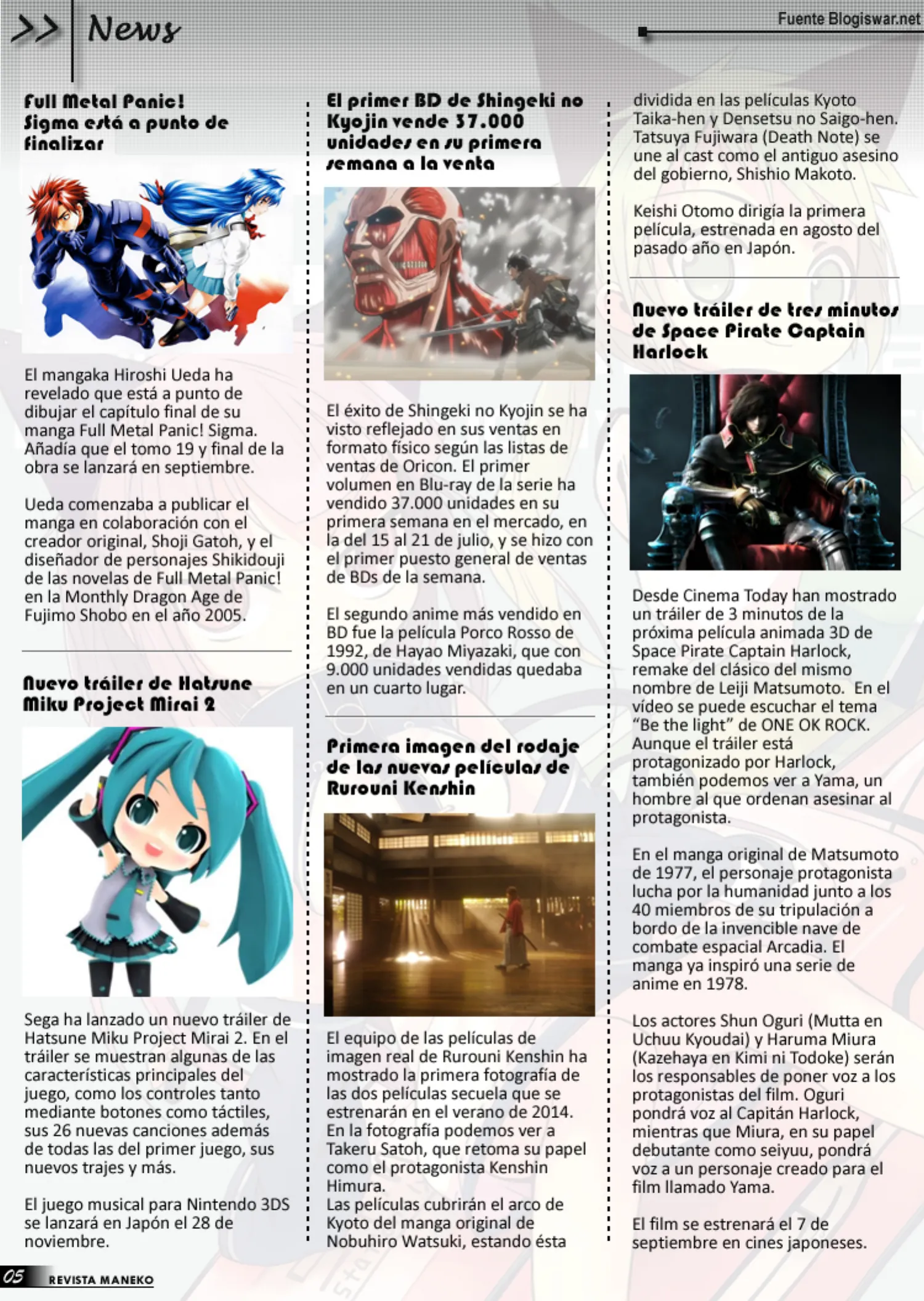 Revista Maneko N°25 página 6
